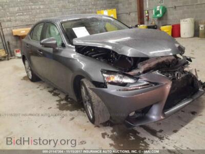 2014 Lexus IS, серый — VIN JTHBF1D28E5010731, IAAI