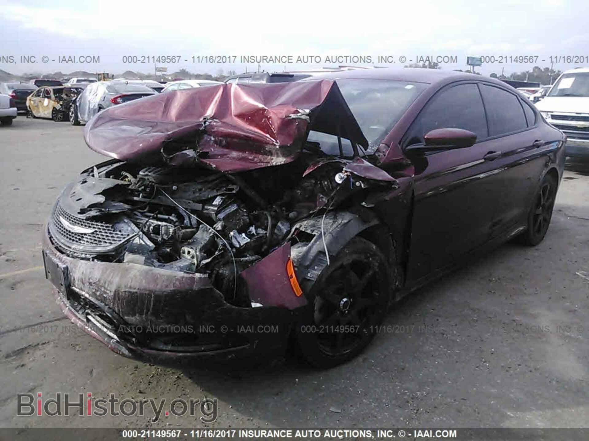 2015 Chrysler 200 - VIN: 1C3CCCBG5FN518122 - Фото 2