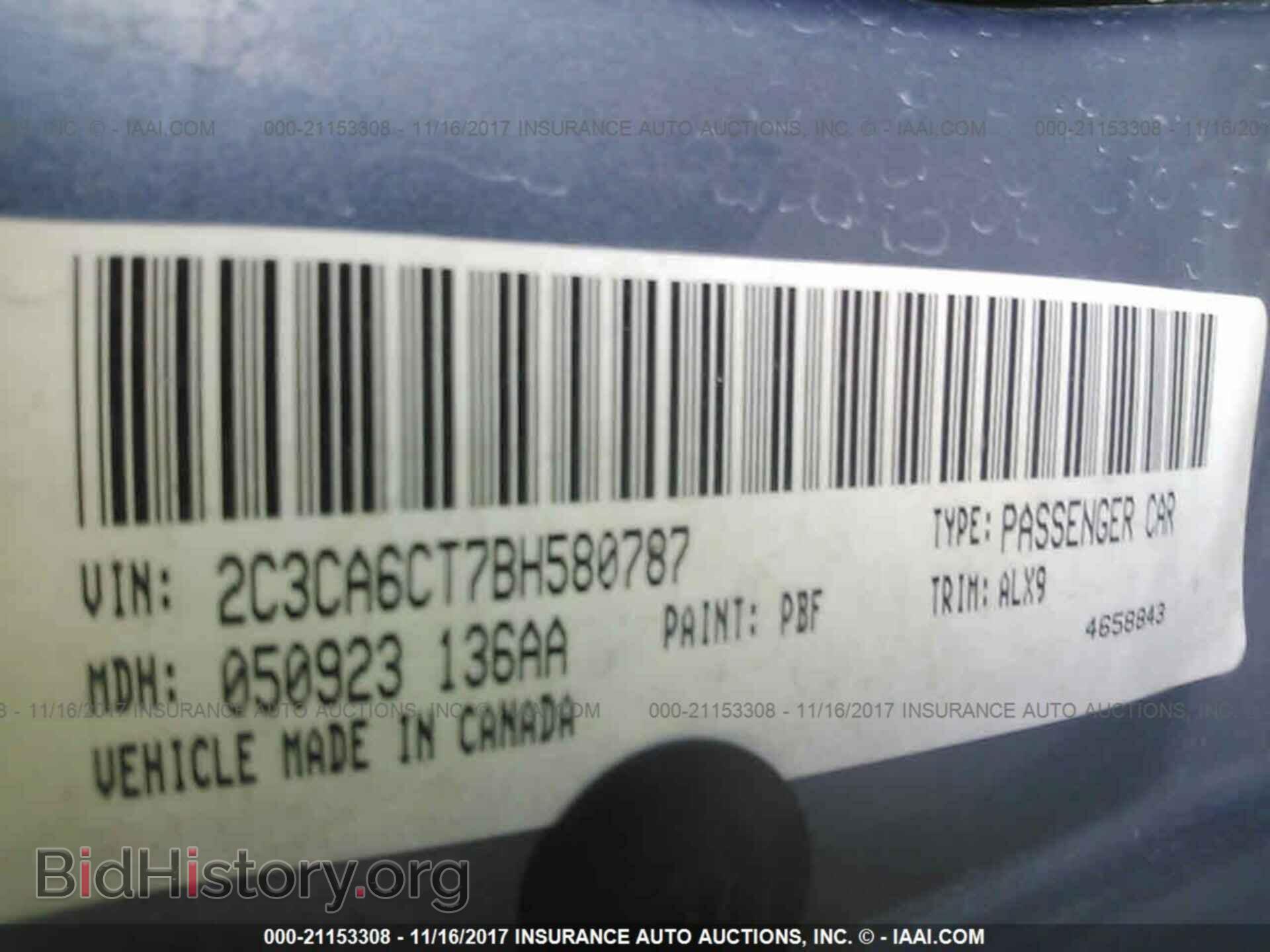 2011 Chrysler 300c - VIN: 2C3CA6CT7BH580787 - Фото 9