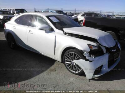 2015 Lexus IS, белый — VIN JTHBF1D26F5051361, IAAI