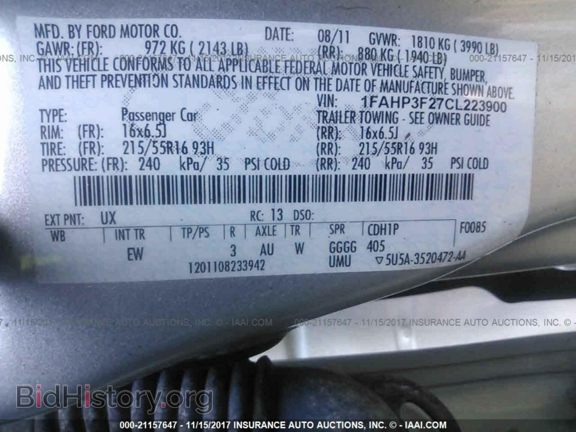 2012 Ford Focus - VIN: 1FAHP3F27CL223900 - Photo 9