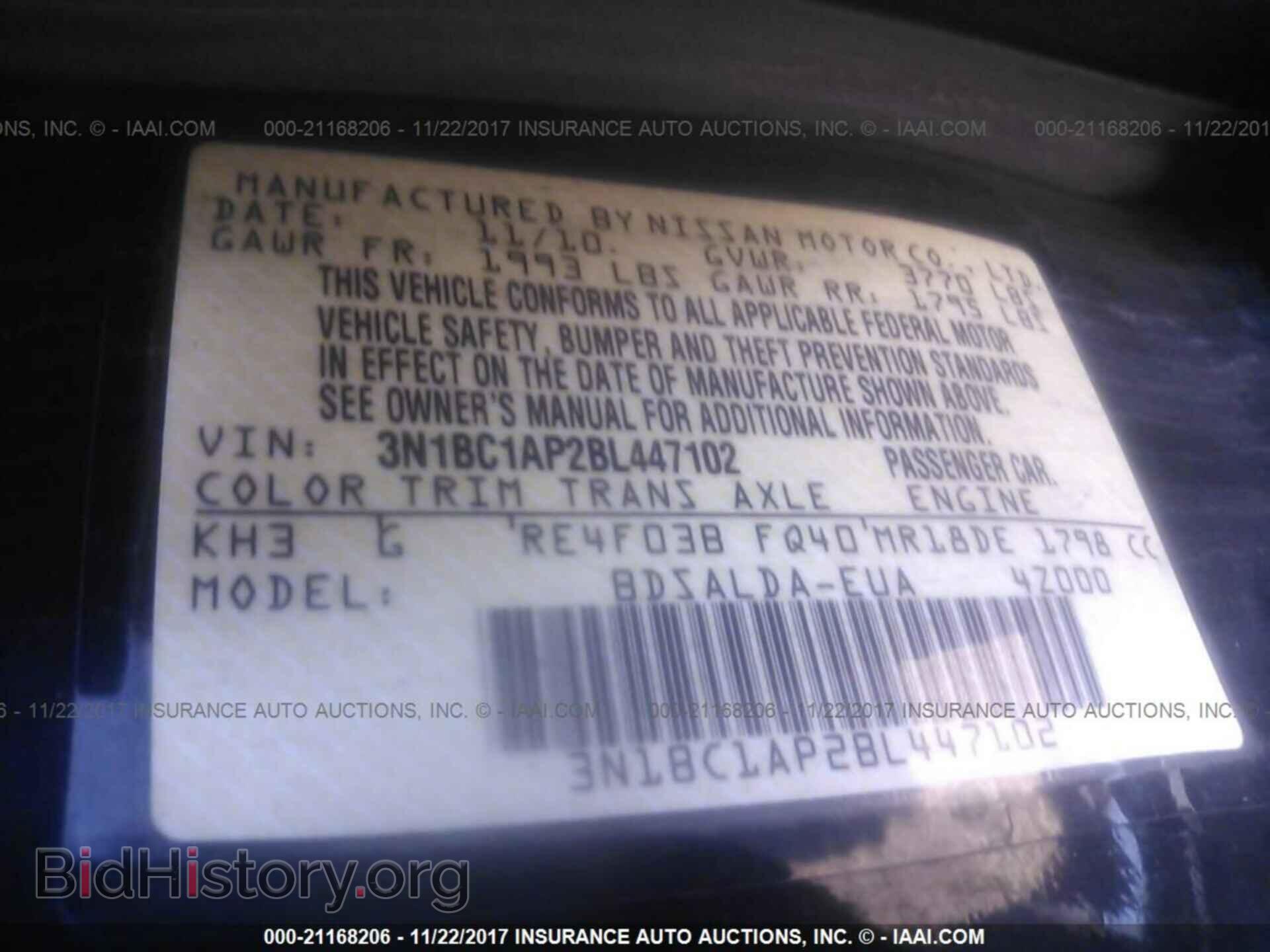 2011 Nissan Versa - VIN: 3N1BC1AP2BL447102 - Photo 9