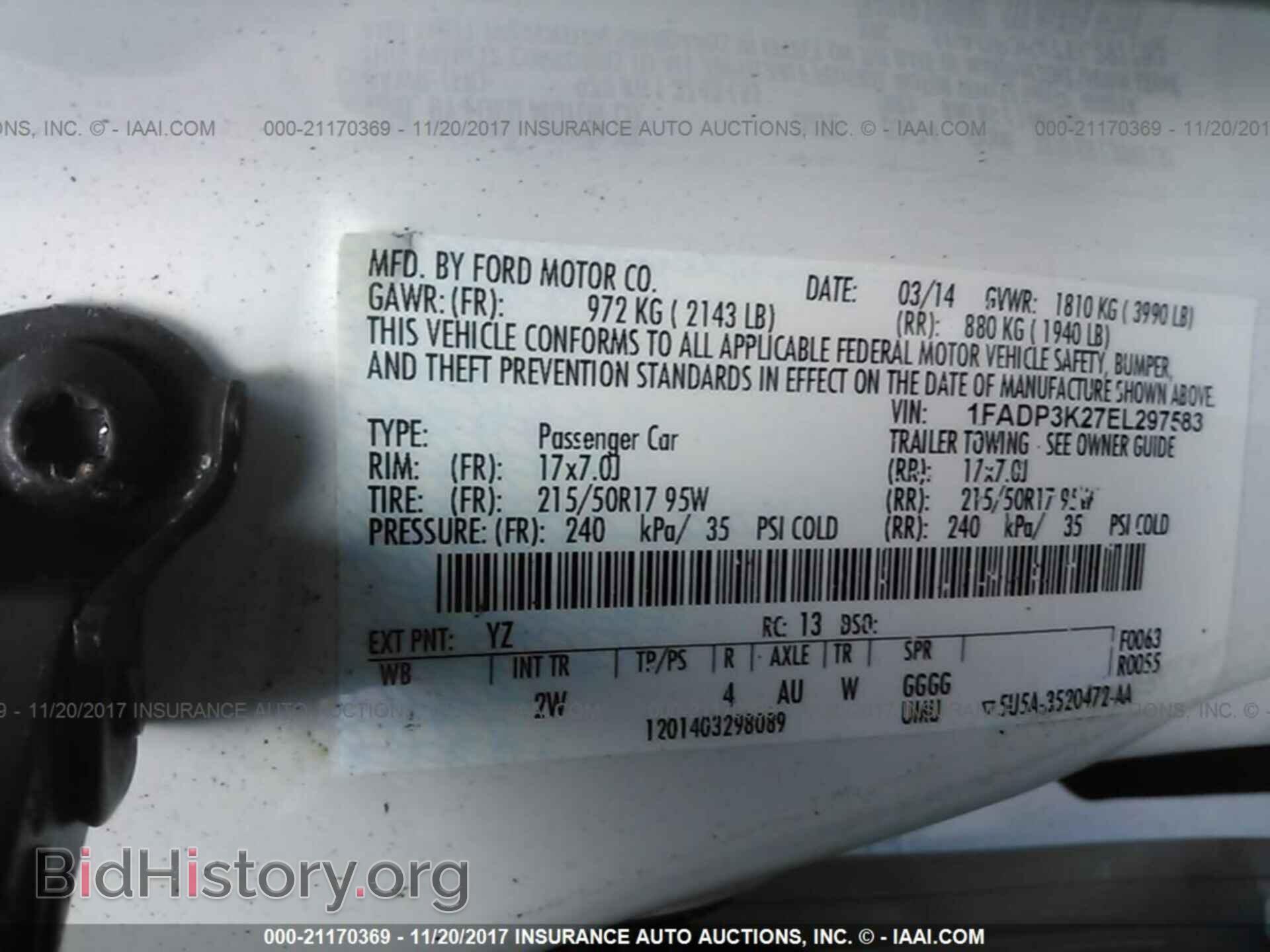 2014 Ford Focus - VIN: 1FADP3K27EL297583 - Photo 9