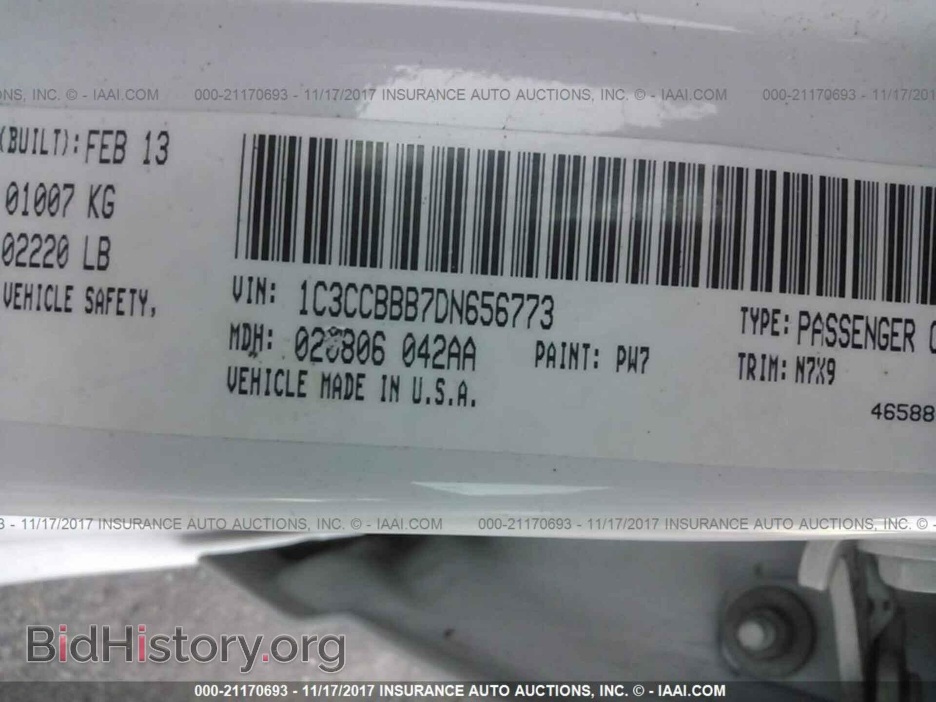 2013 Chrysler 200 - VIN: 1C3CCBBB7DN656773 - Photo 9