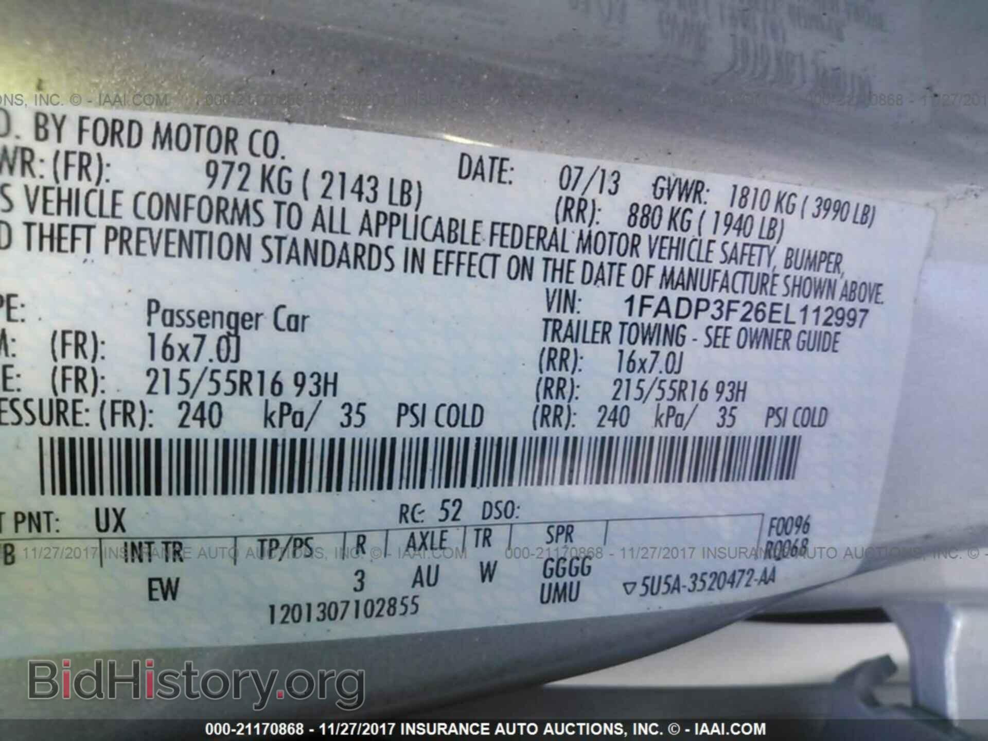 2014 Ford Focus - VIN: 1FADP3F26EL112997 - Фото 9