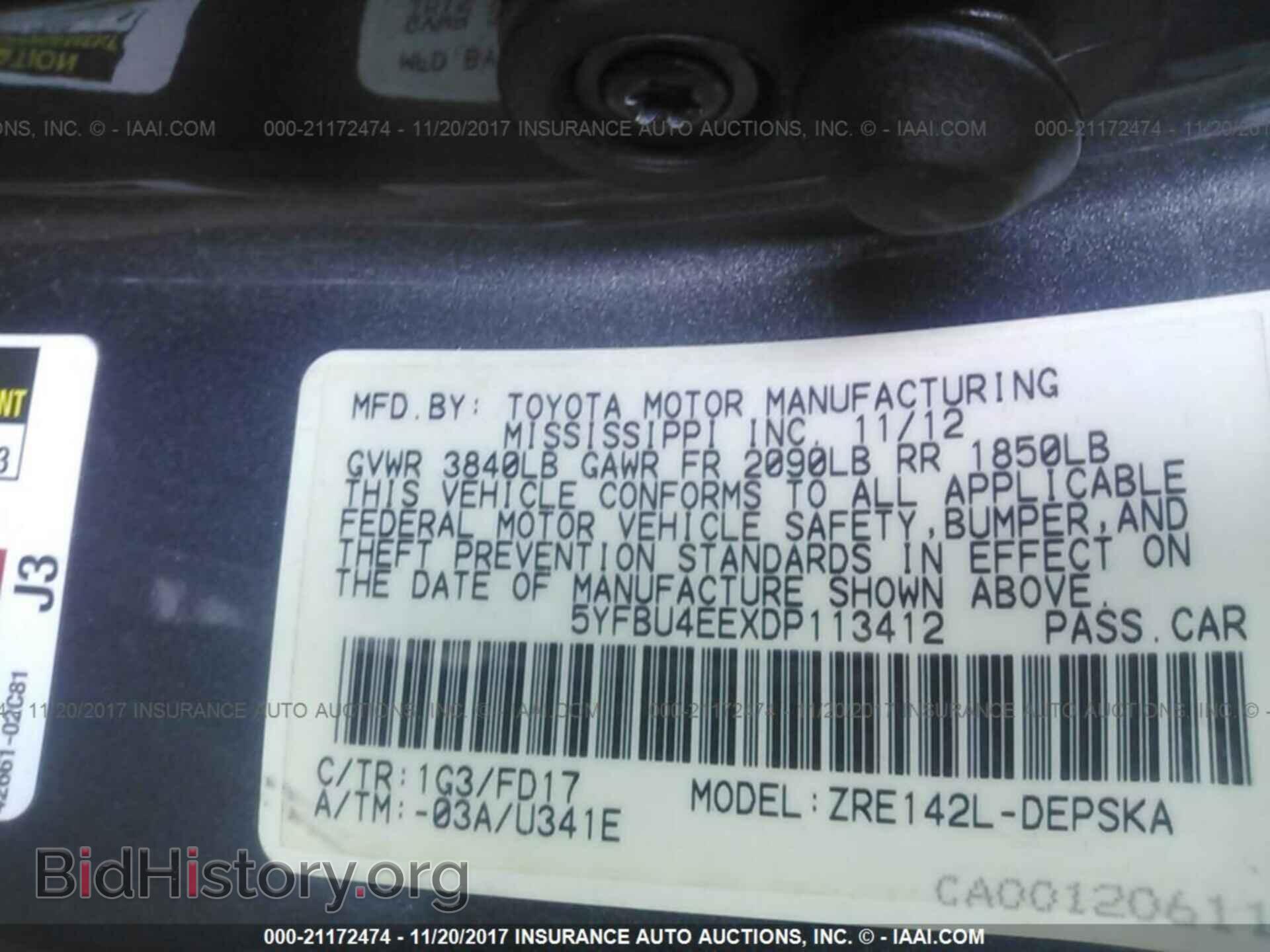 2013 Toyota Corolla - VIN: 5YFBU4EEXDP113412 - Photo 9