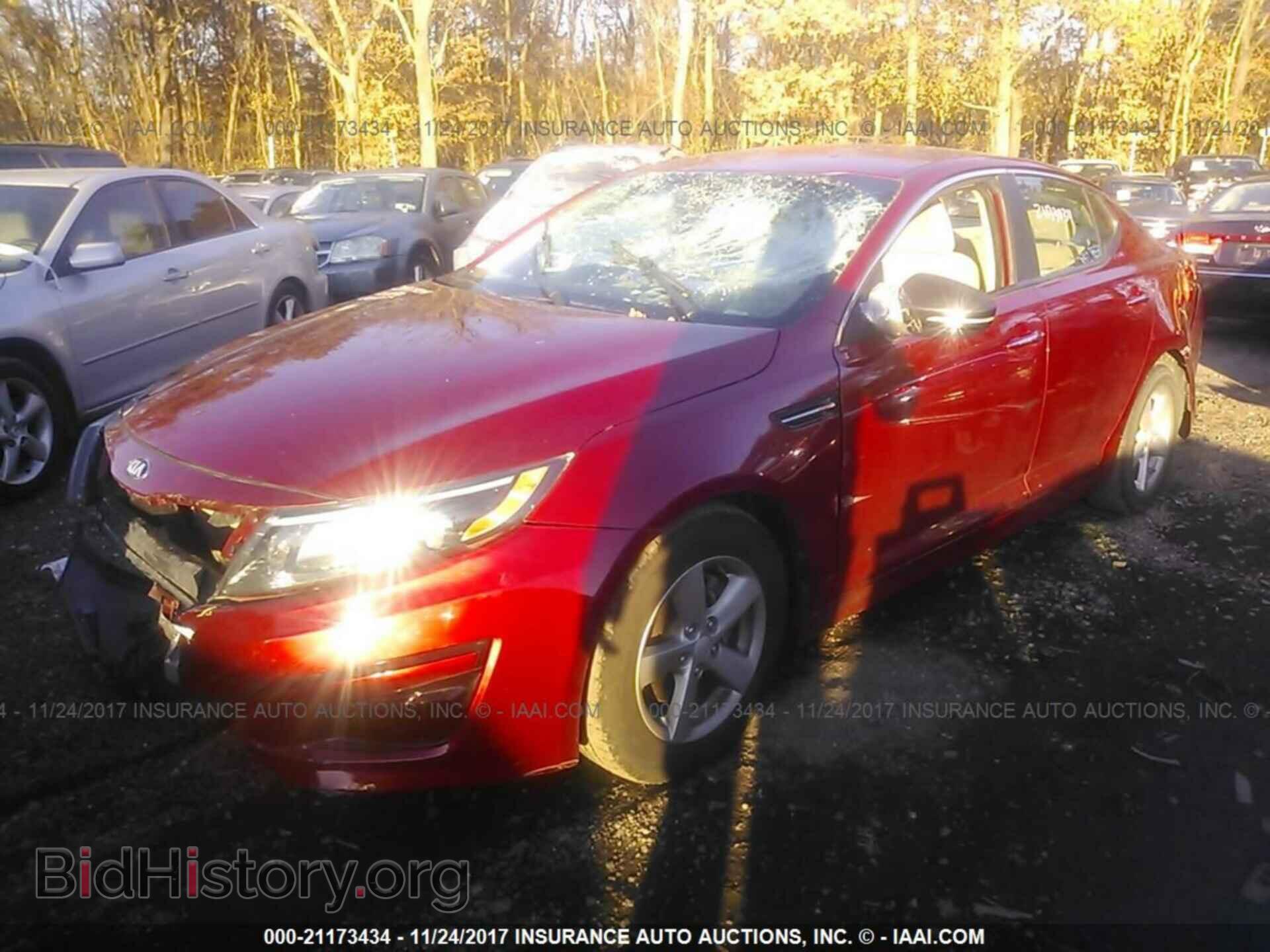 2014 Kia Optima - VIN: 5XXGM4A78EG341237 - Фото 2