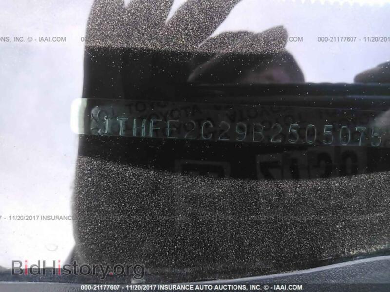 2011 Lexus IS (VIN JTHFE2C29B2505075) — фото 9 из 10