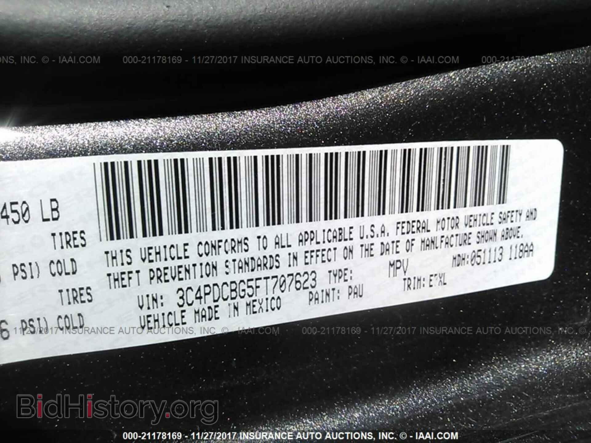 2015 Dodge Journey - VIN: 3C4PDCBG5FT707623 - Photo 9