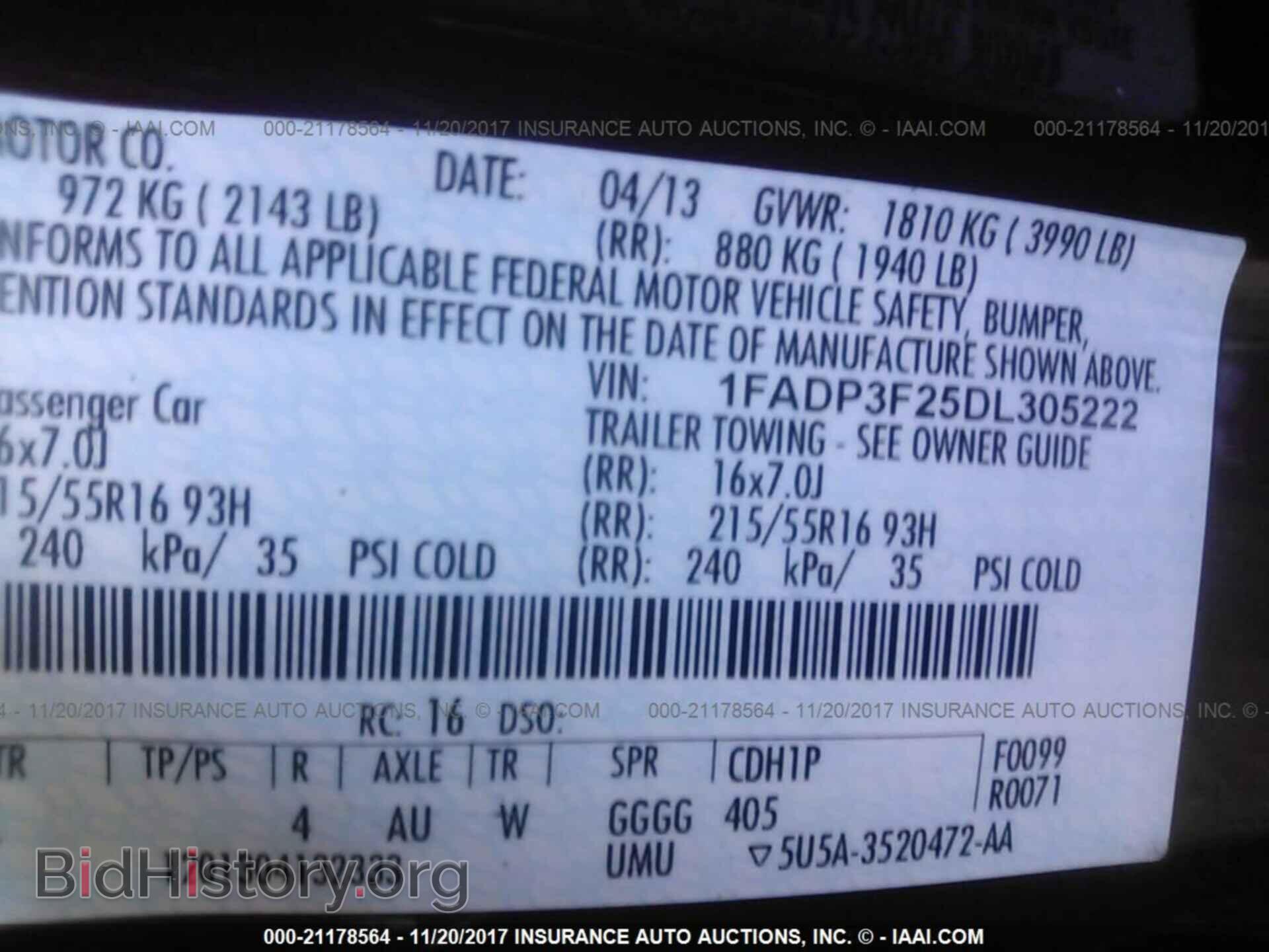 2013 Ford Focus - VIN: 1FADP3F25DL305222 - Photo 9