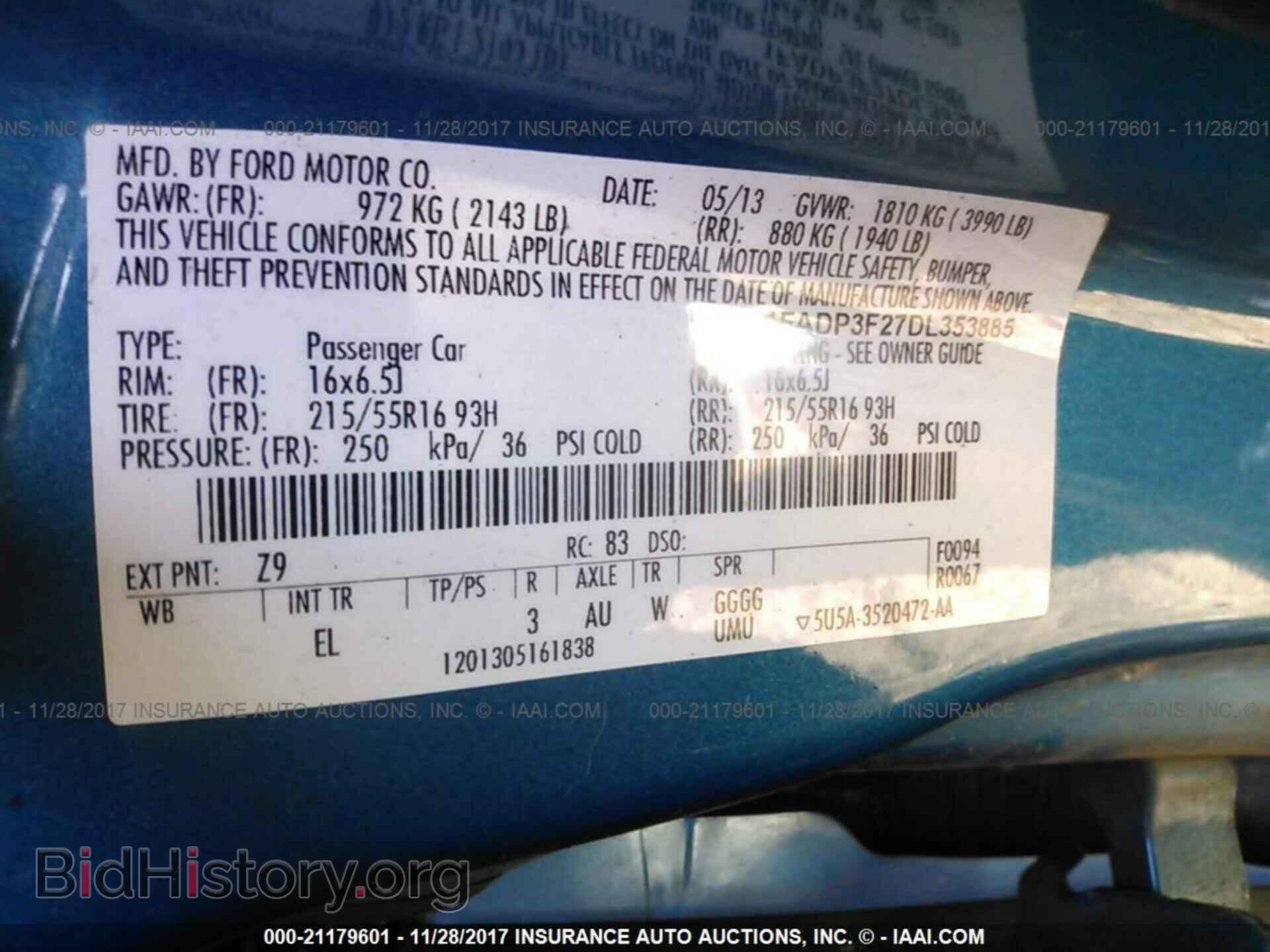2013 Ford Focus - VIN: 1FADP3F27DL353885 - Photo 9