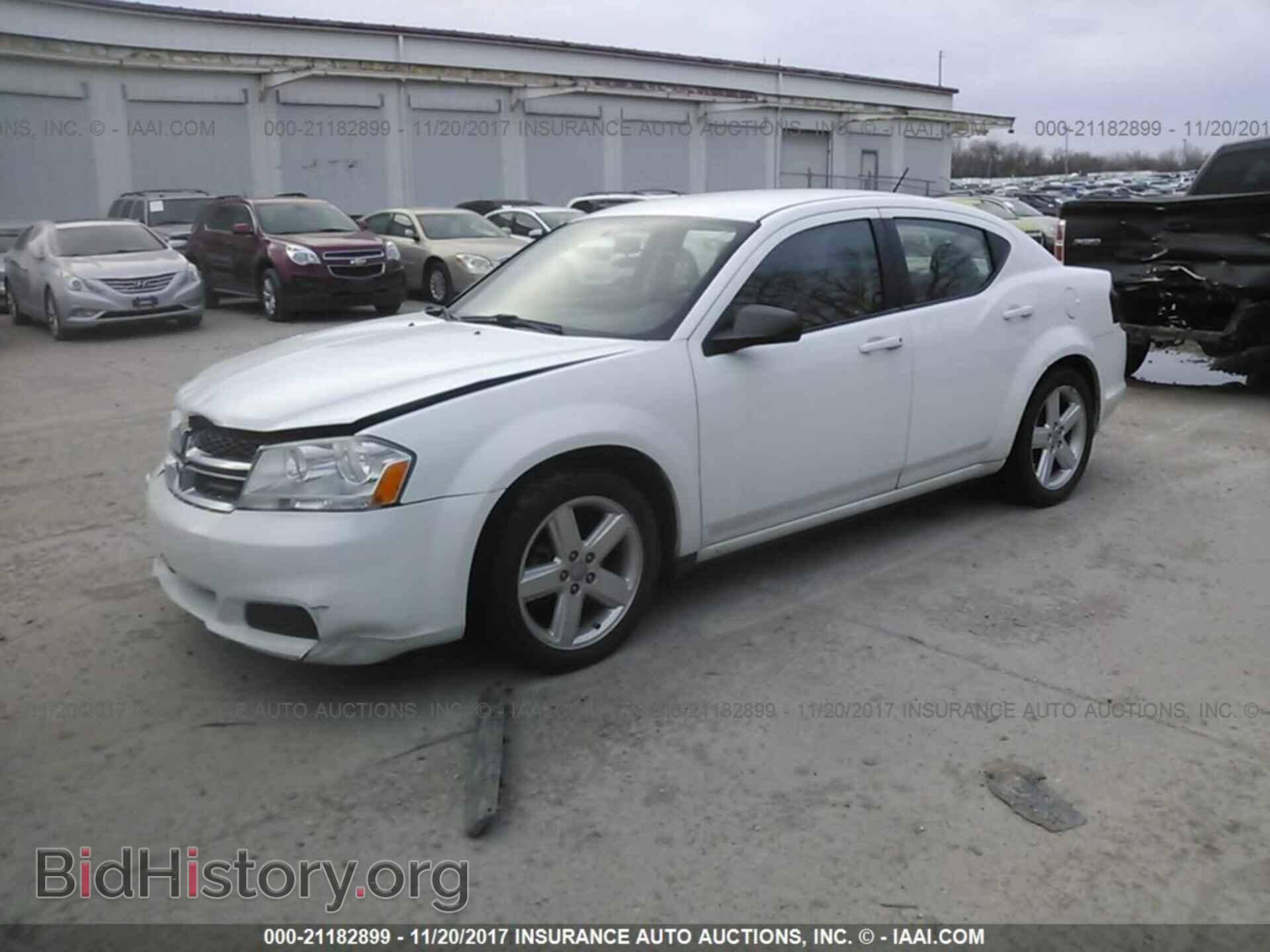 2013 Dodge Avenger - VIN: 1C3CDZAB0DN665211 - Фото 2
