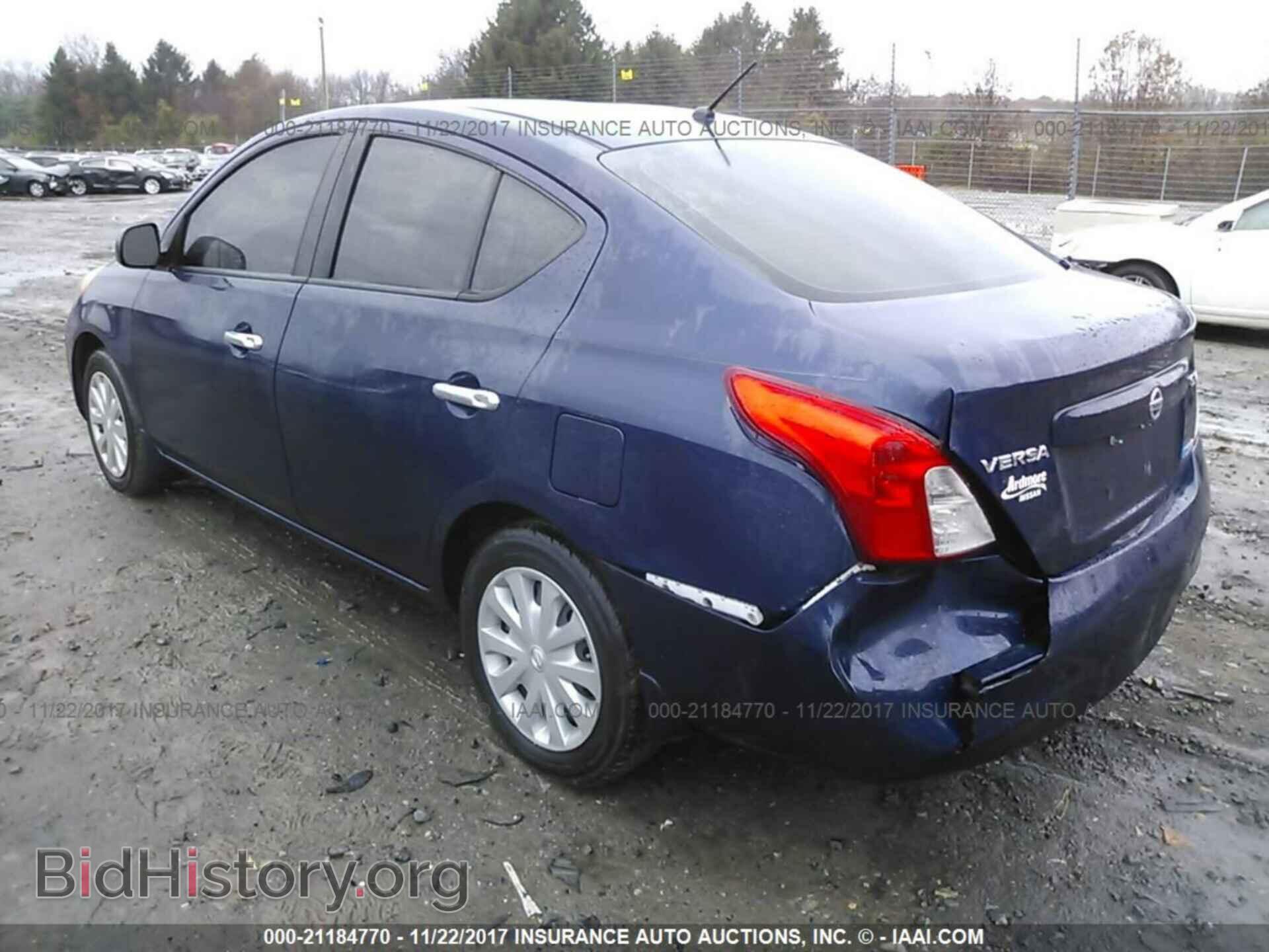 2012 Nissan Versa - VIN: 3N1CN7AP8CL837480 - Фото 3
