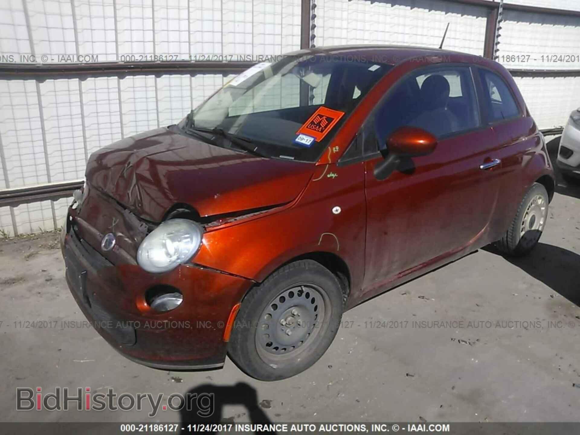 2012 Fiat 500 - VIN: 3C3CFFAR2CT181898 - Фото 2