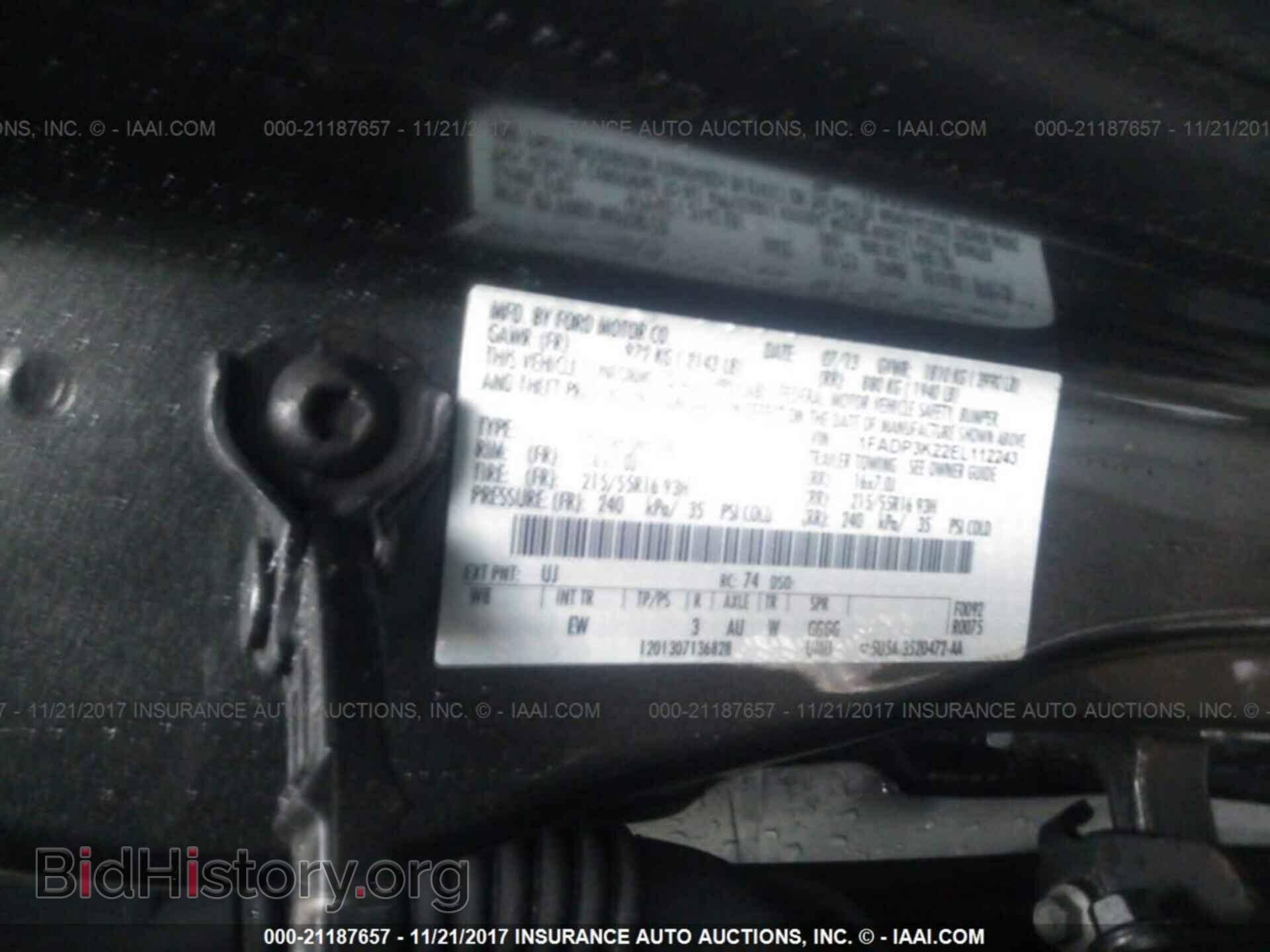 2014 Ford Focus - VIN: 1FADP3K22EL112243 - Фото 9
