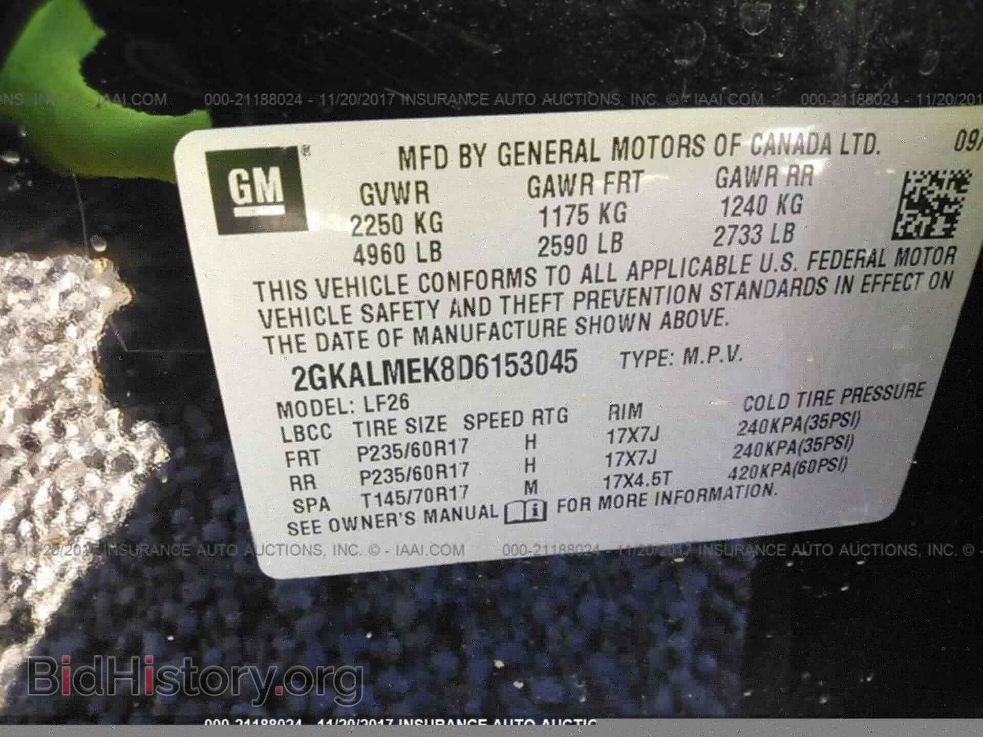 2013 Gmc Terrain - VIN: 2GKALMEK8D6153045 - Photo 9