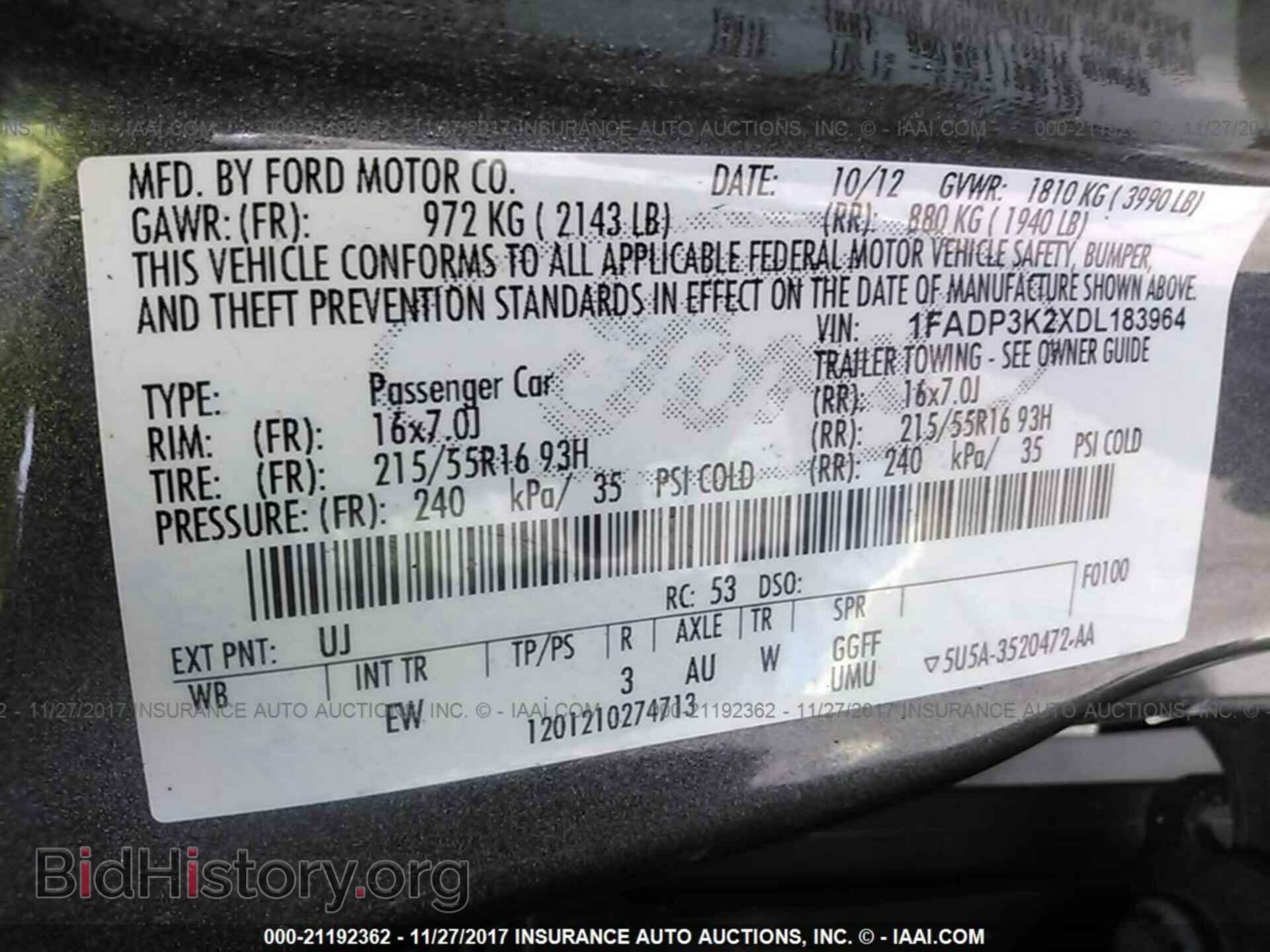 2013 Ford Focus - VIN: 1FADP3K2XDL183964 - Photo 9