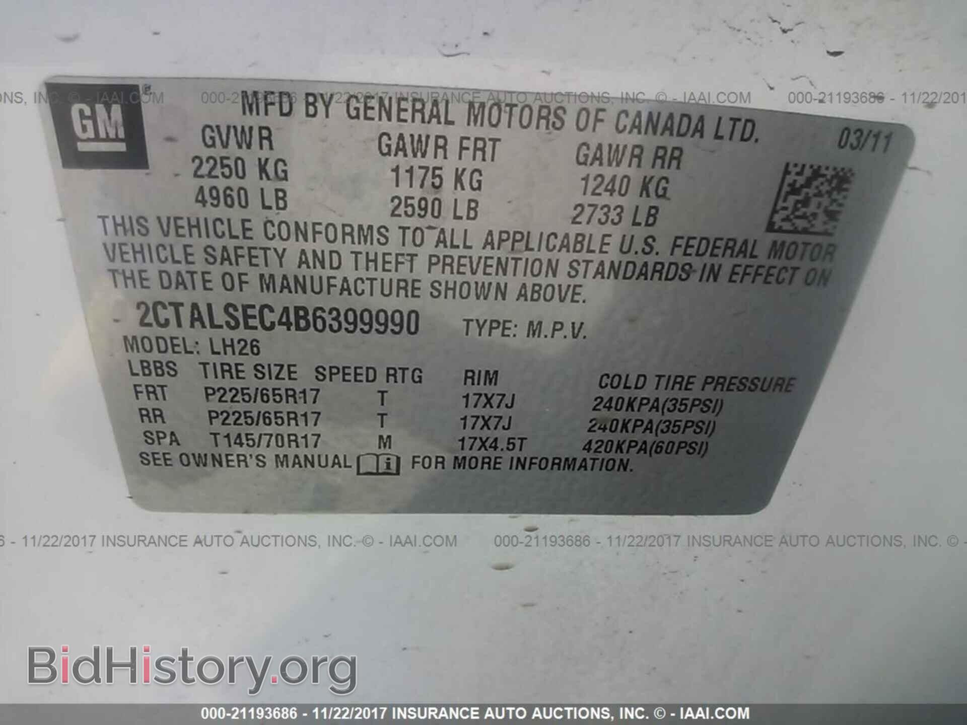 2011 Gmc Terrain - VIN: 2CTALSEC4B6399990 - Photo 9