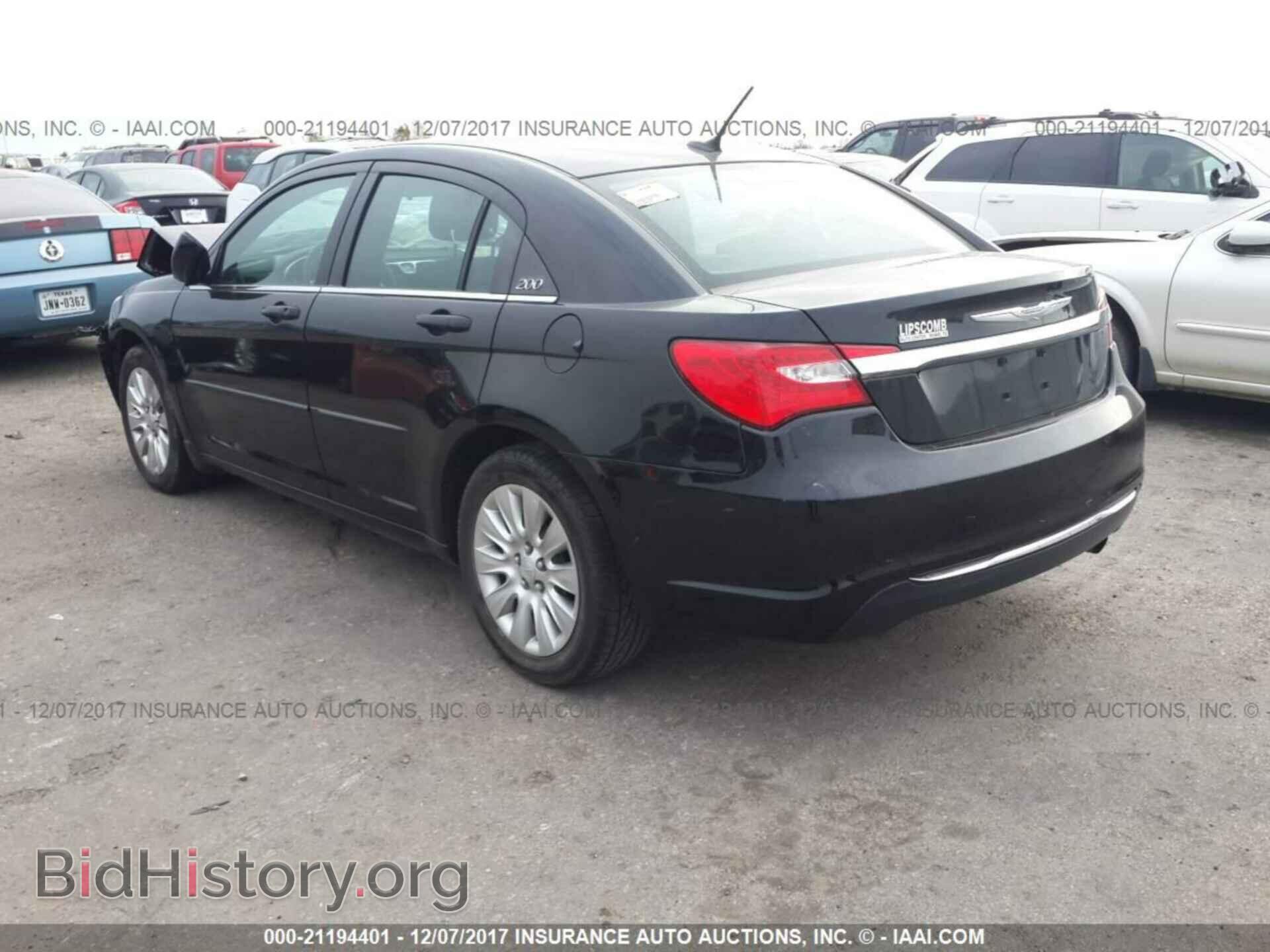 2013 Chrysler 200 - VIN: 1C3CCBAB7DN604691 - Photo 3