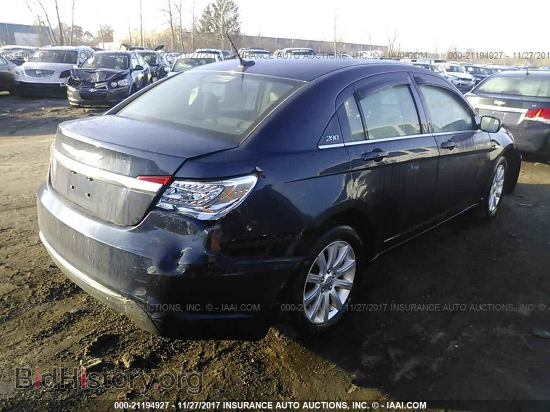 2013 Chrysler 200 - VIN: 1C3CCBBB7DN706295 - Фото 4