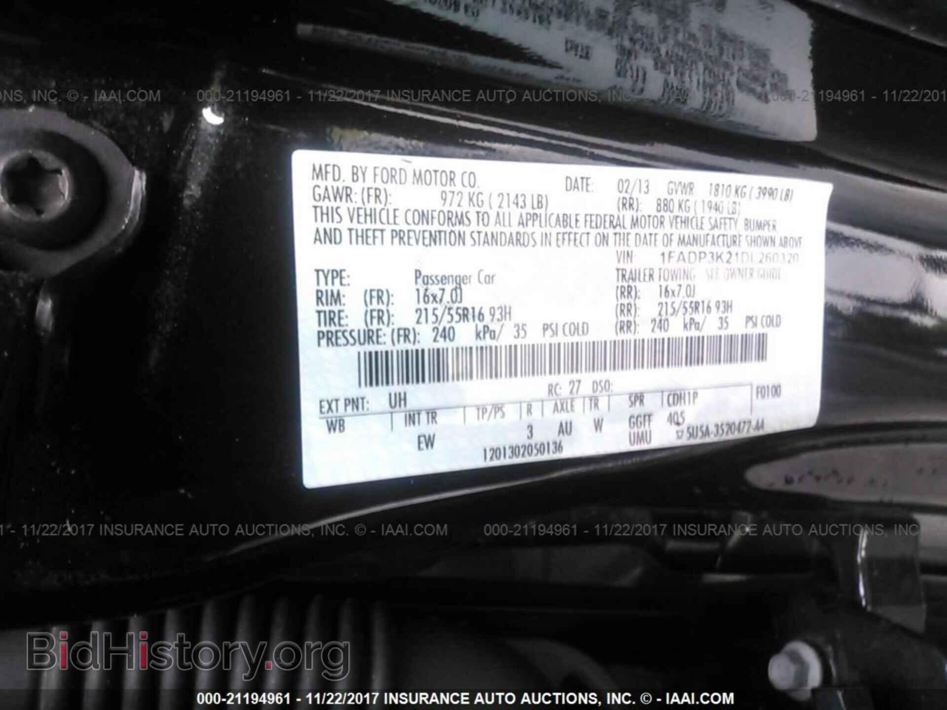 2013 Ford Focus - VIN: 1FADP3K21DL260320 - Фото 9