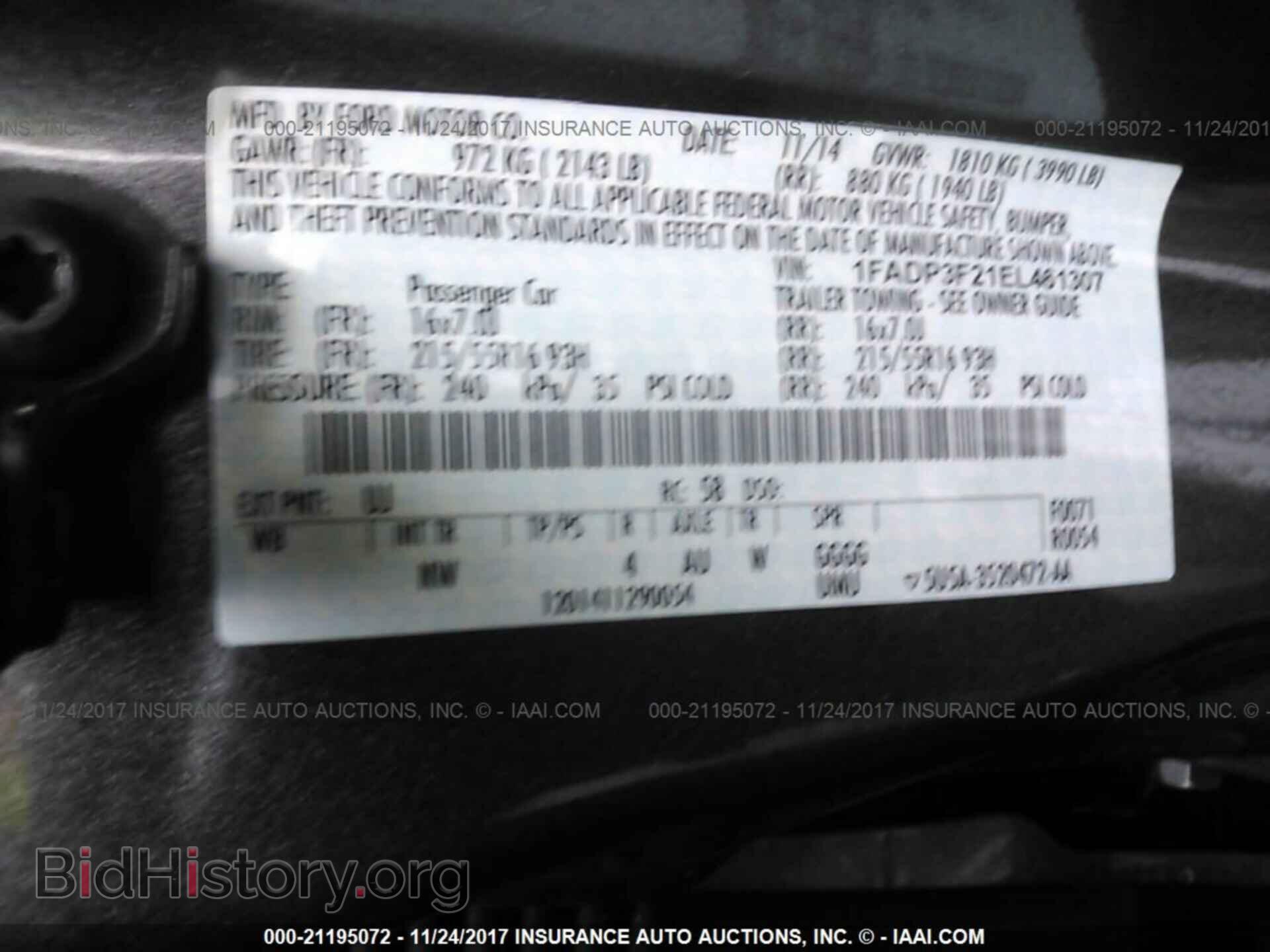 2014 Ford Focus - VIN: 1FADP3F21EL461307 - Photo 9