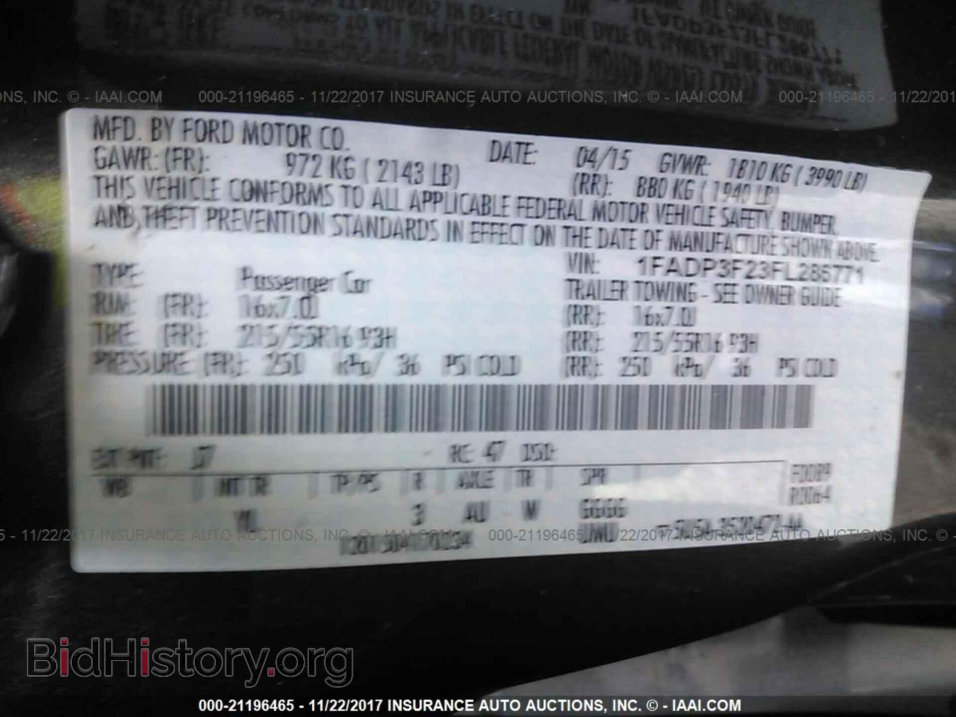 2015 Ford Focus - VIN: 1FADP3F23FL286771 - Photo 9