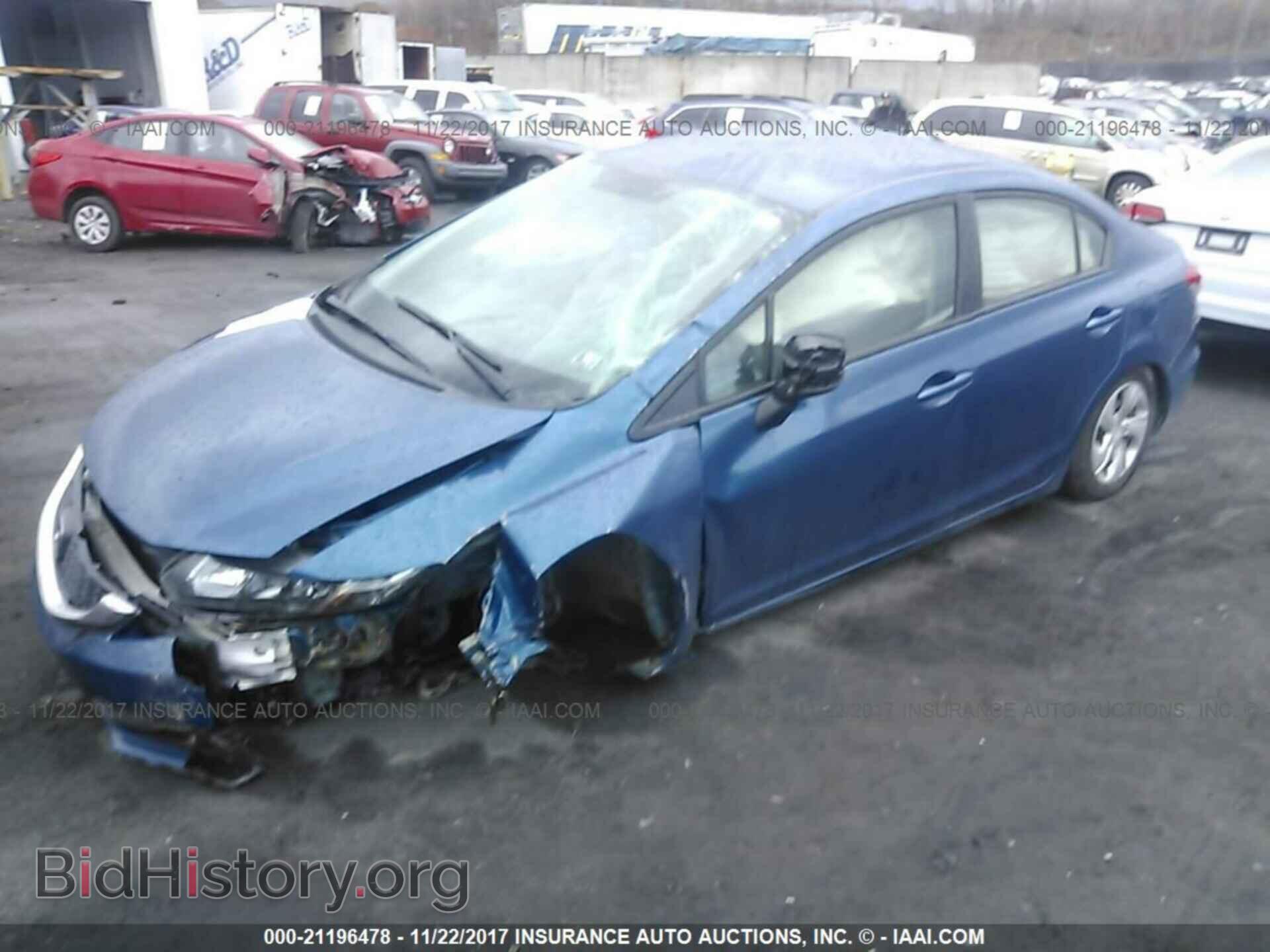 2013 Honda Civic - VIN: 19XFB2F5XDE246196 - Фото 2