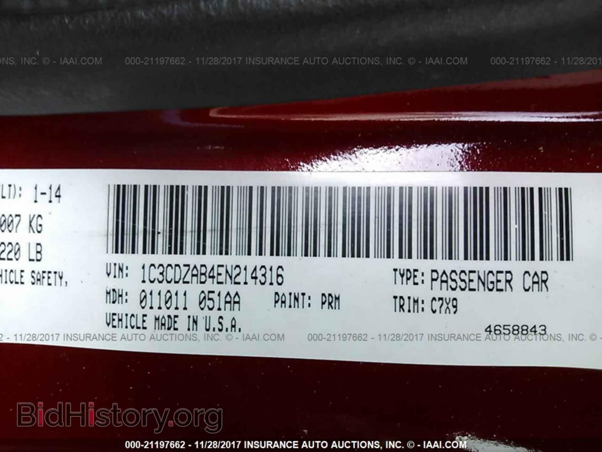 2014 Dodge Avenger - VIN: 1C3CDZAB4EN214316 - Photo 9