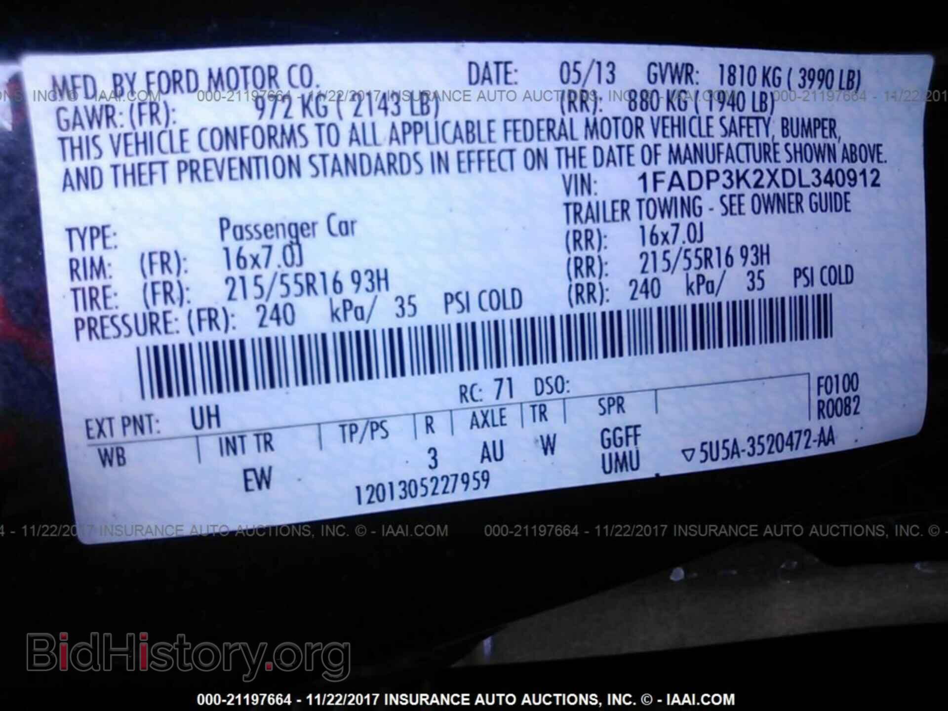 2013 Ford Focus - VIN: 1FADP3K2XDL340912 - Photo 9