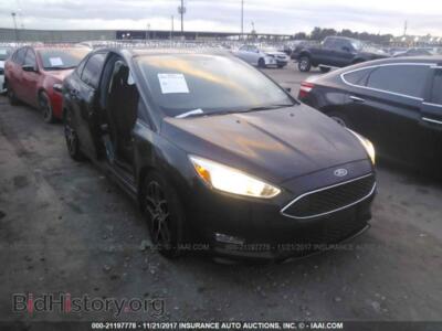 2015 Ford FOCUS, черный — VIN 1FADP3F22FL327830, IAAI