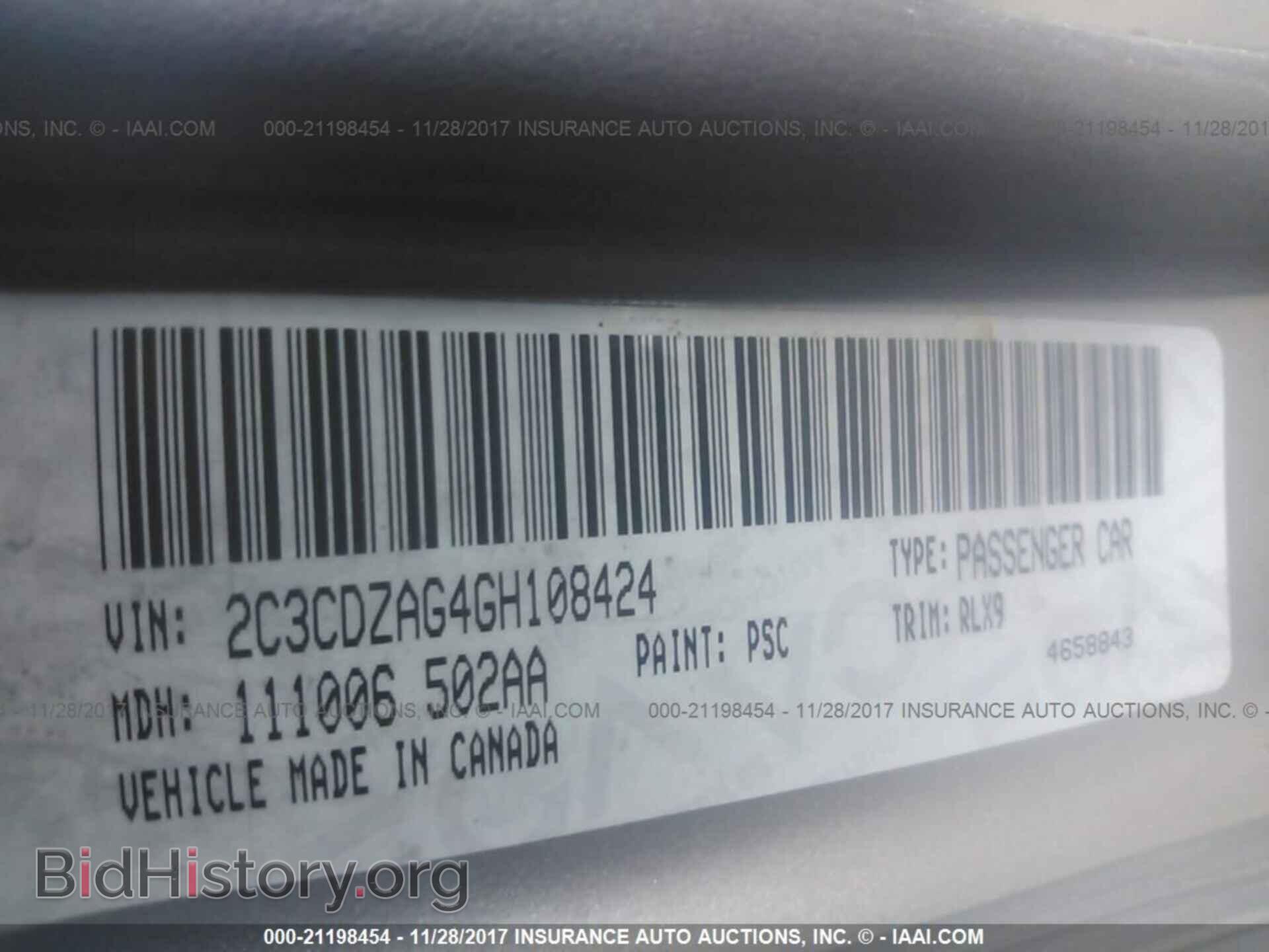 2016 Dodge Challenger - VIN: 2C3CDZAG4GH108424 - Photo 9