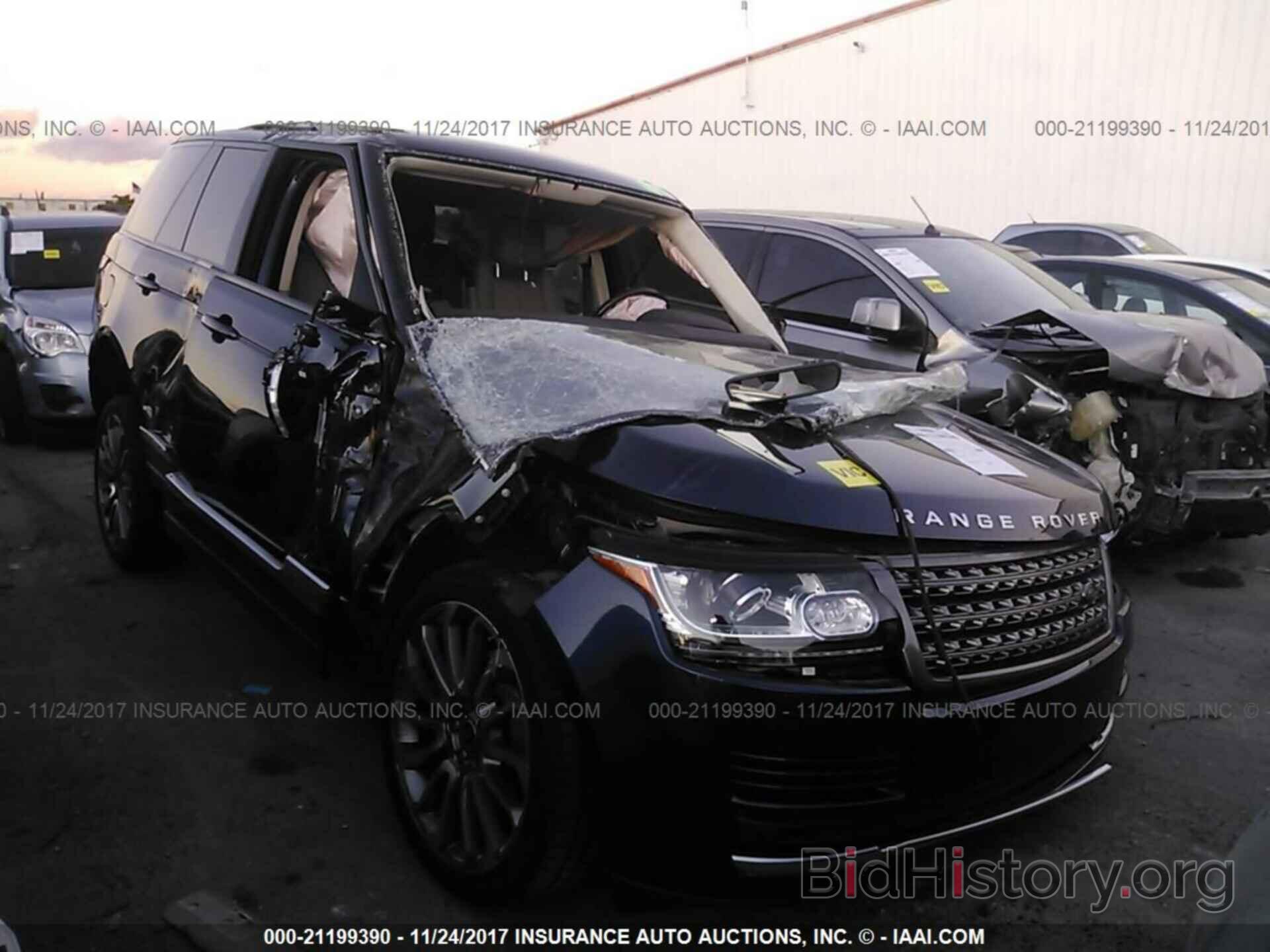 Photo SALGR2PF7GA299333 - Land rover Range rover 2016