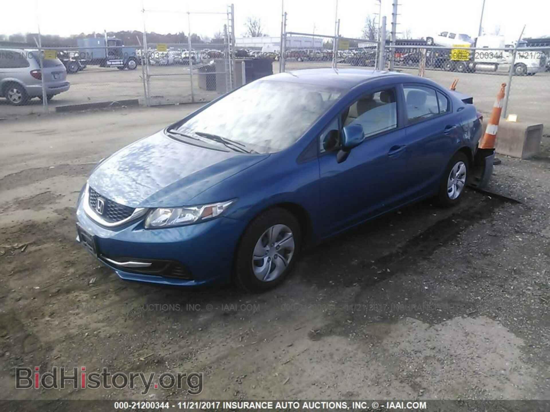 2013 Honda Civic - VIN: 19XFB2F5XDE018313 - Фото 2