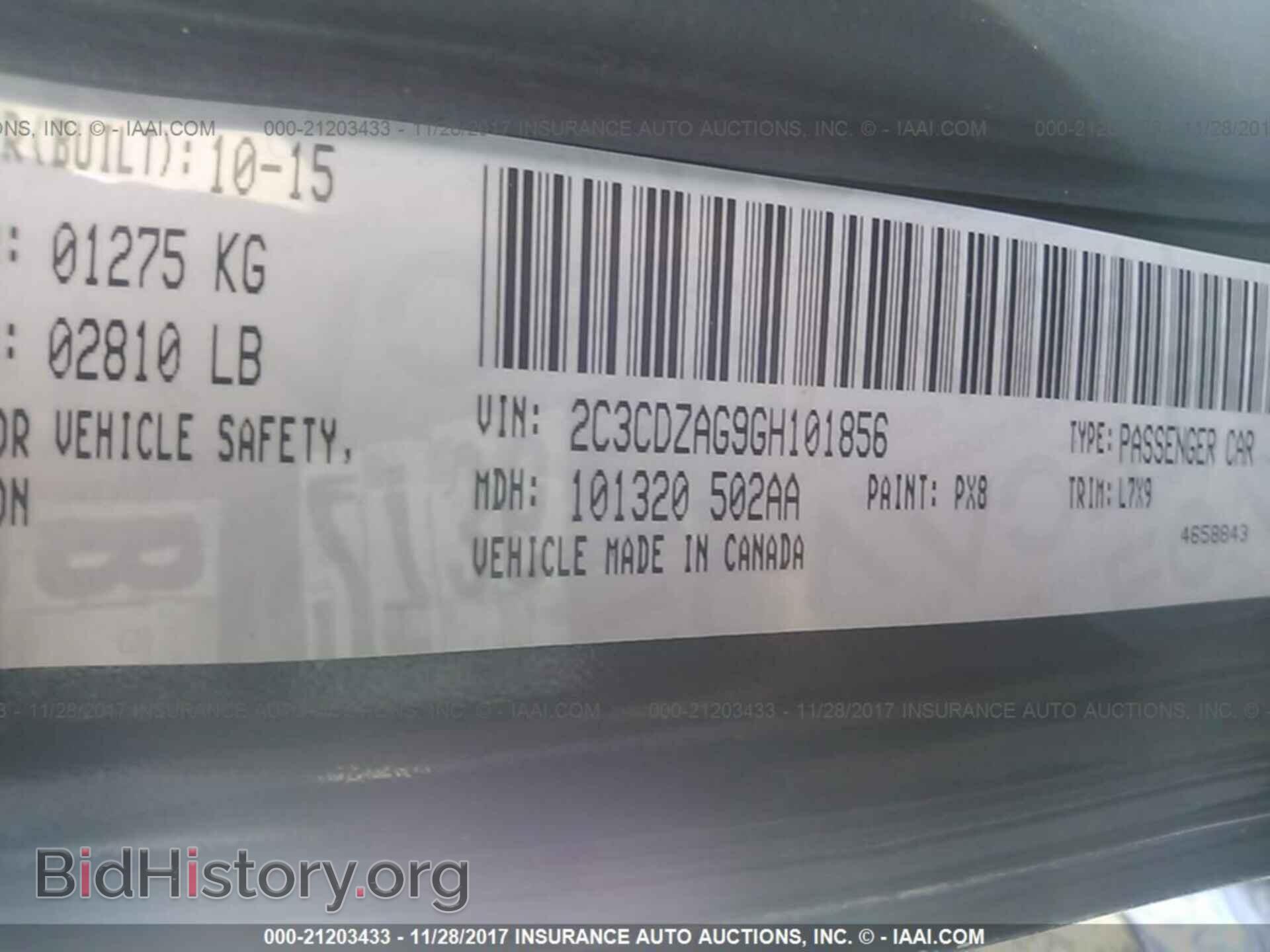 2016 Dodge Challenger - VIN: 2C3CDZAG9GH101856 - Photo 9
