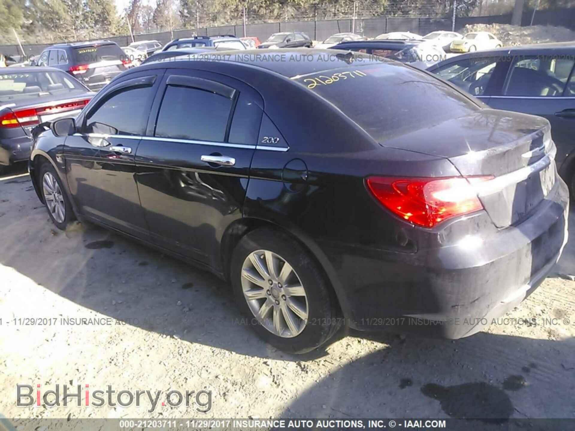 2012 Chrysler 200 - VIN: 1C3CCBBB8CN113964 - Фото 3