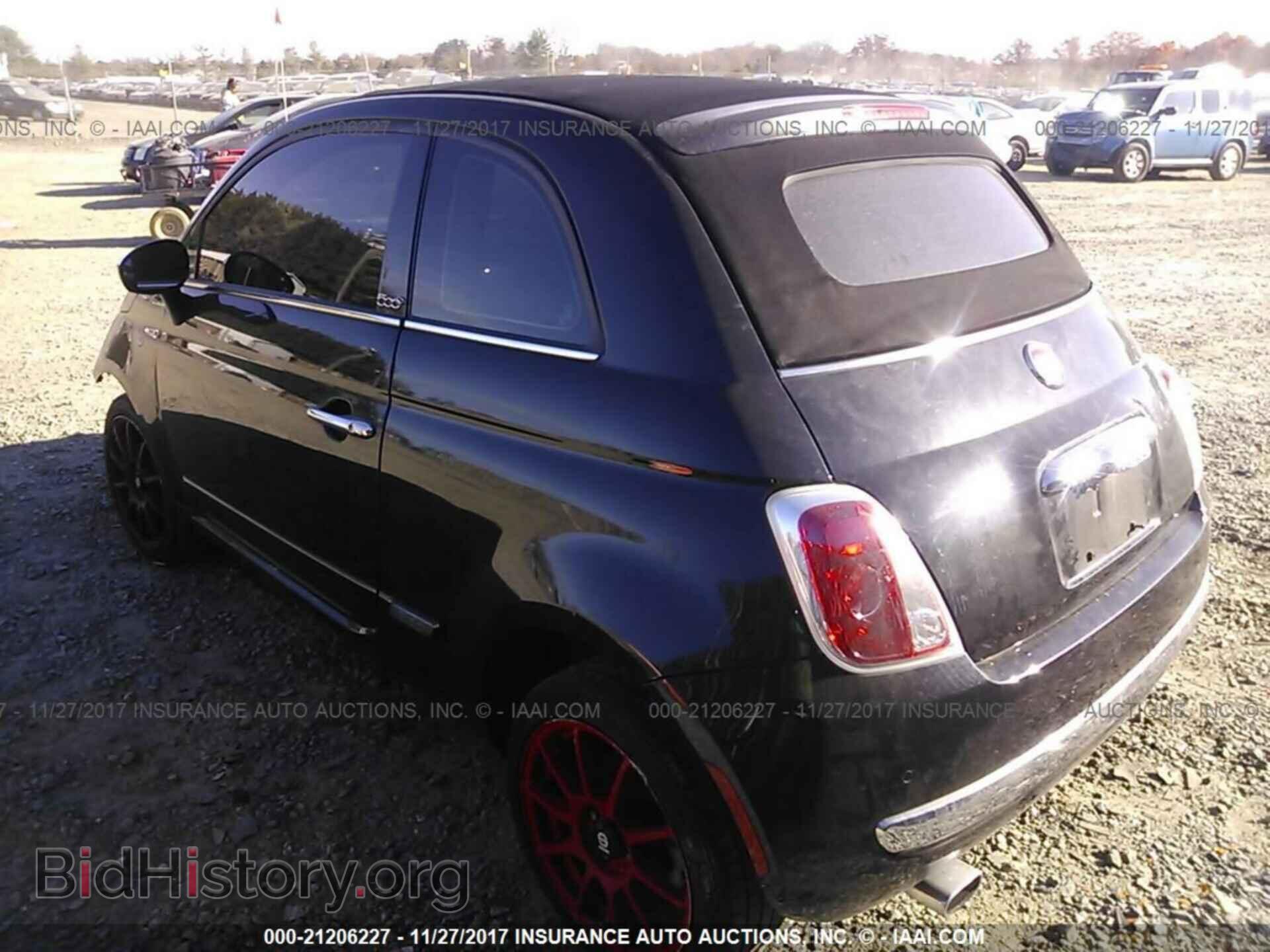 2012 Fiat 500 - VIN: 3C3CFFER5CT201989 - Фото 3