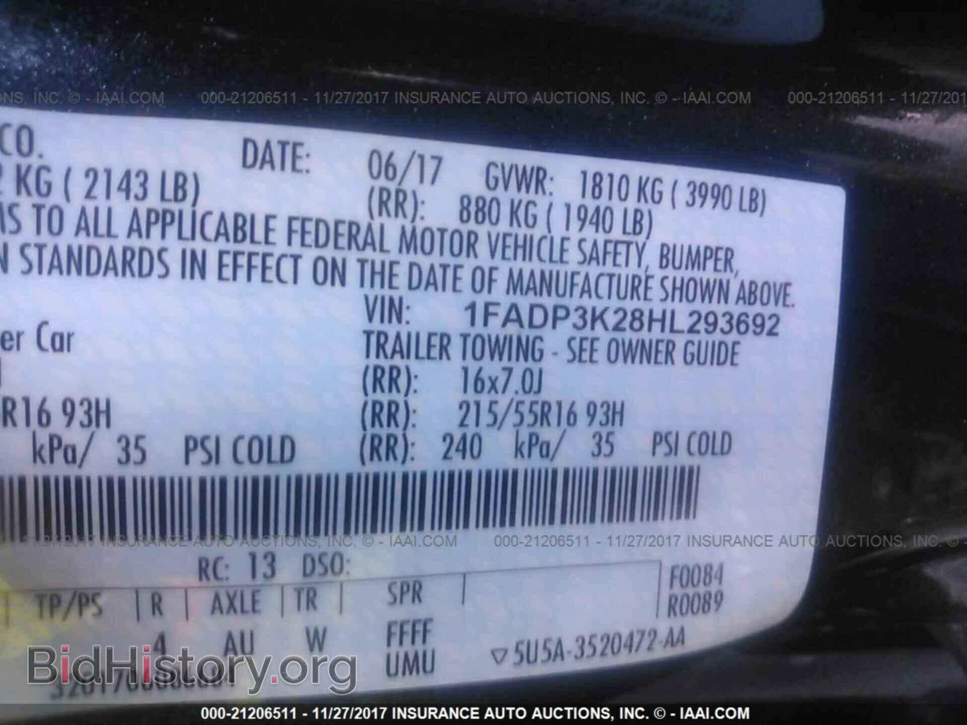 2017 Ford Focus - VIN: 1FADP3K28HL293692 - Photo 9