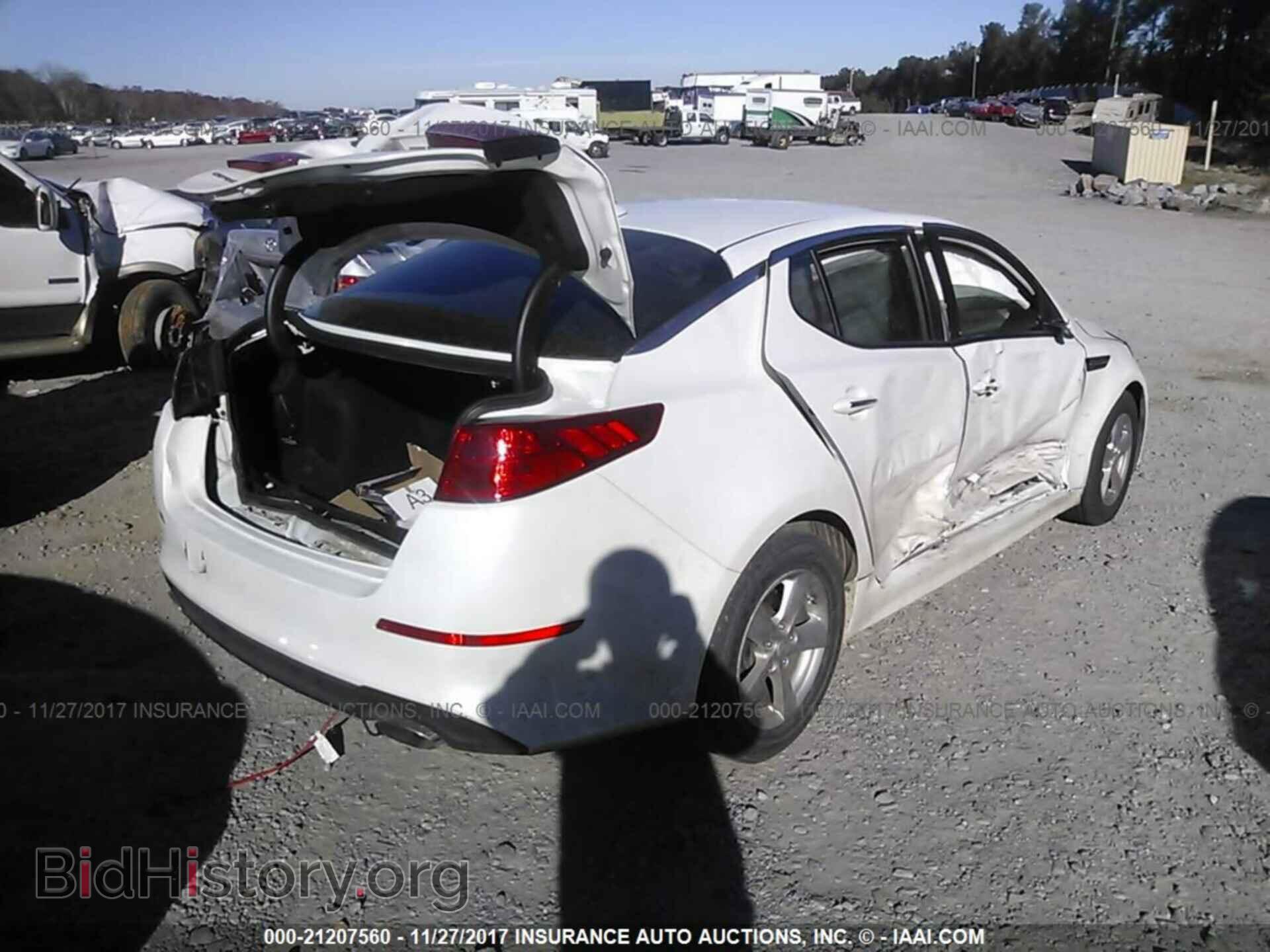 2015 Kia Optima - VIN: KNAGM4A78F5586283 - Photo 4