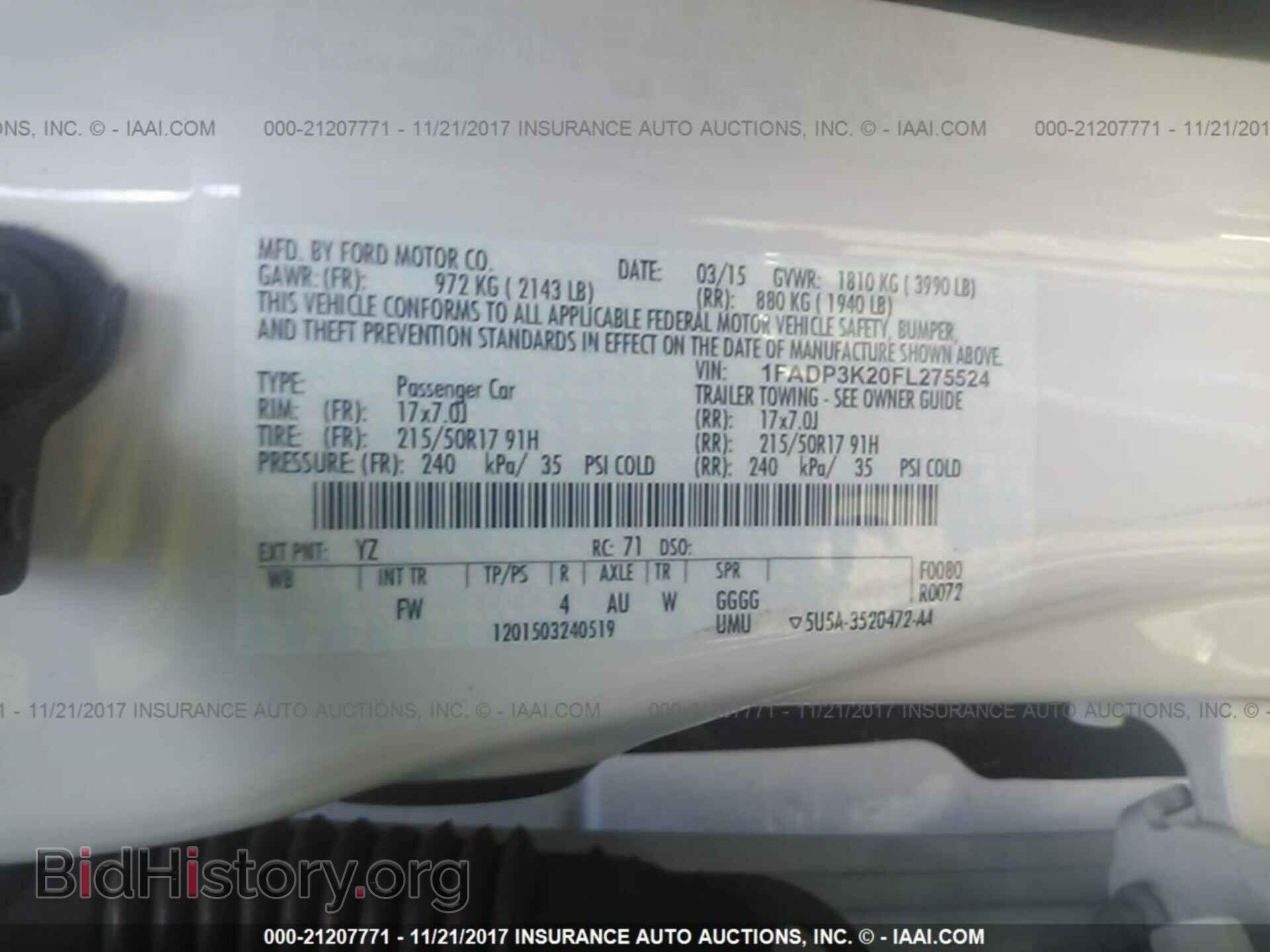2015 Ford Focus - VIN: 1FADP3K20FL275524 - Photo 9