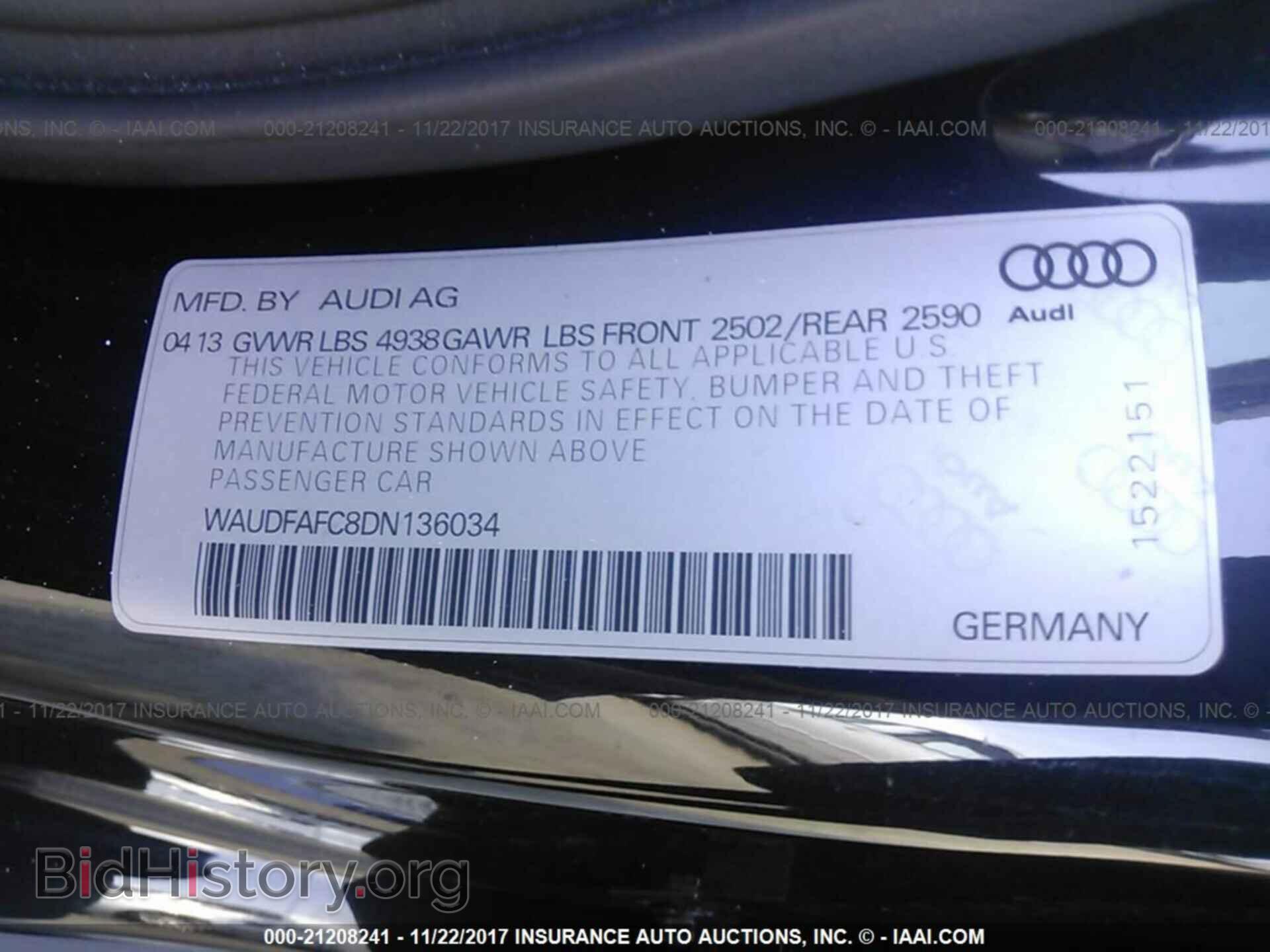 2013 Audi A6 - VIN: WAUDFAFC8DN136034 - Photo 9