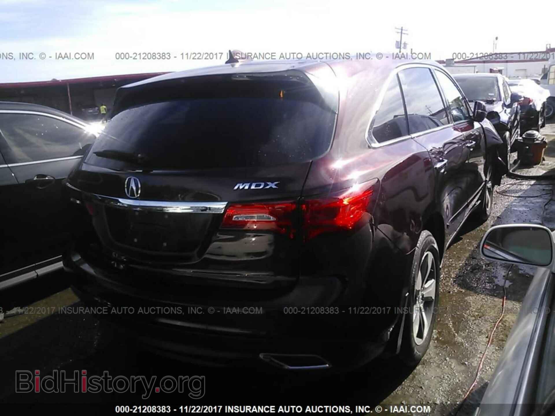 2014 Acura Mdx - VIN: 5FRYD3H21EB008811 - Фото 4