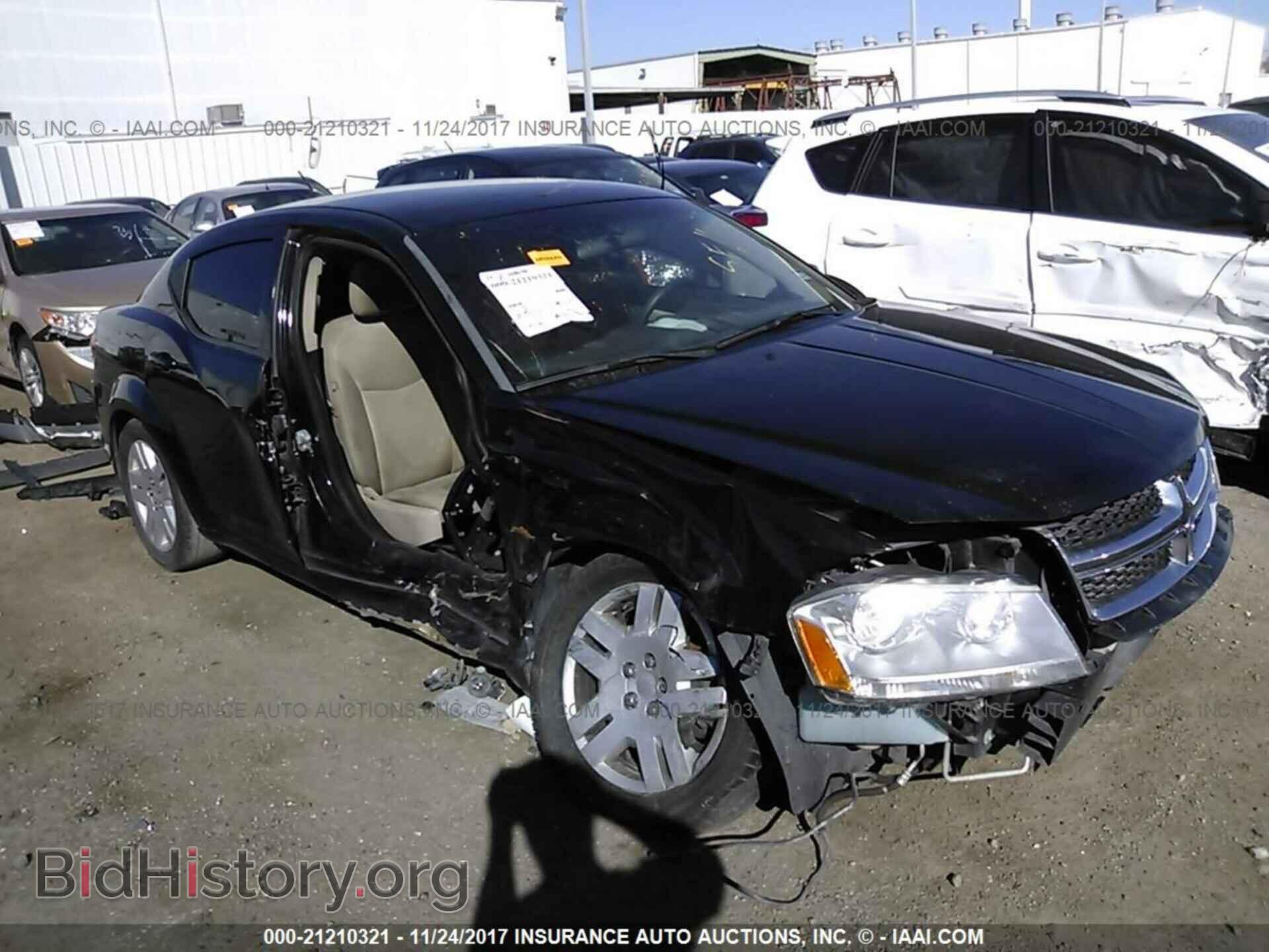 Фотография 1C3CDZAB1DN591443 - Dodge Avenger 2013