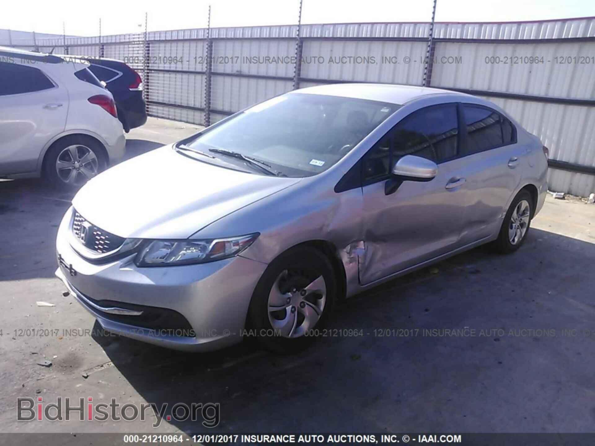 2014 Honda Civic - VIN: 2HGFB2F58EH517456 - Фото 2