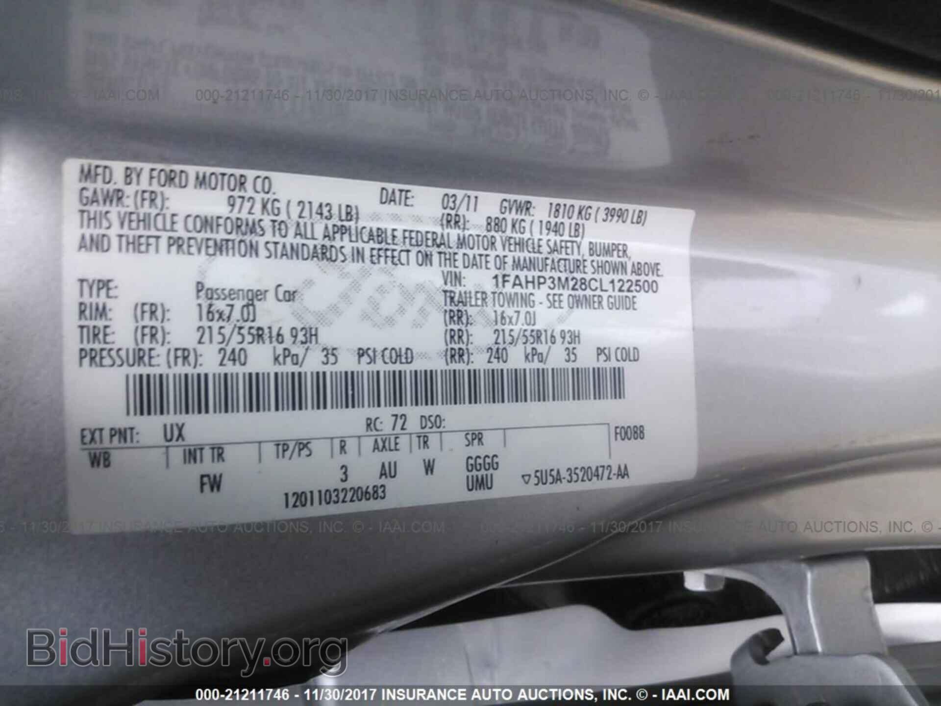 2012 Ford Focus - VIN: 1FAHP3M28CL122500 - Фото 9
