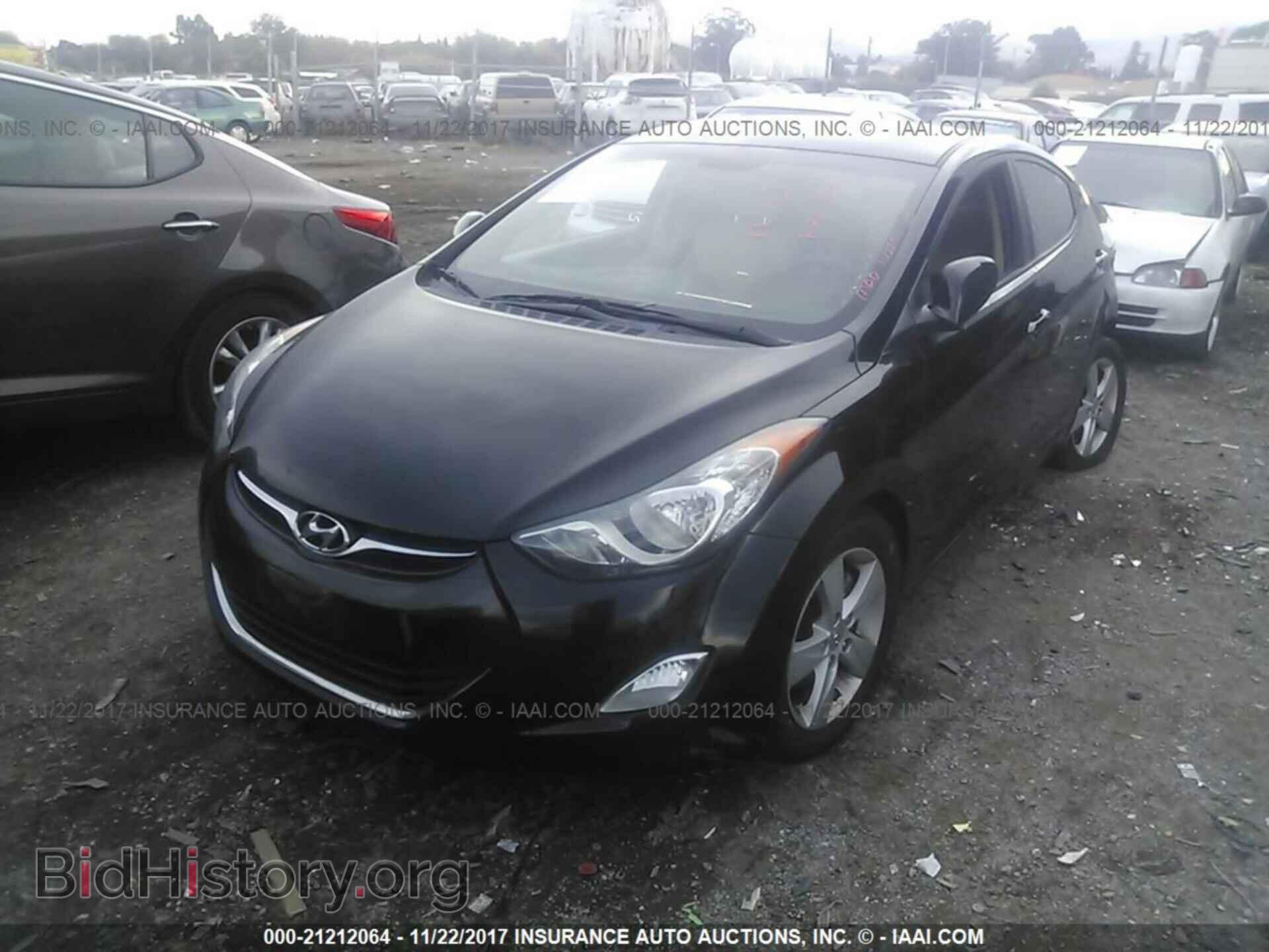 2012 Hyundai Elantra - VIN: KMHDH4AE3CU391956 - Фото 2
