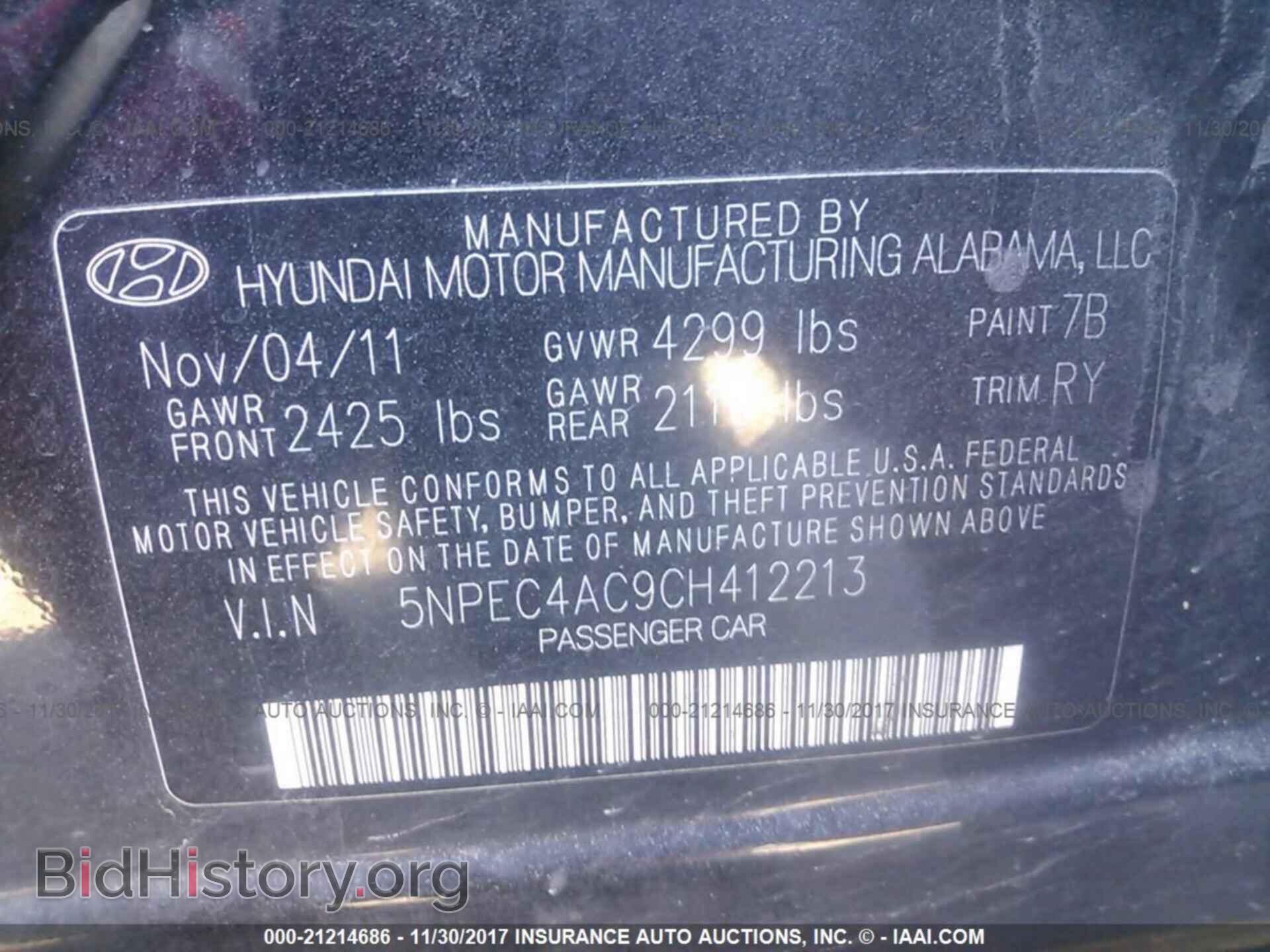 2012 Hyundai Sonata - VIN: 5NPEC4AC9CH412213 - Photo 9