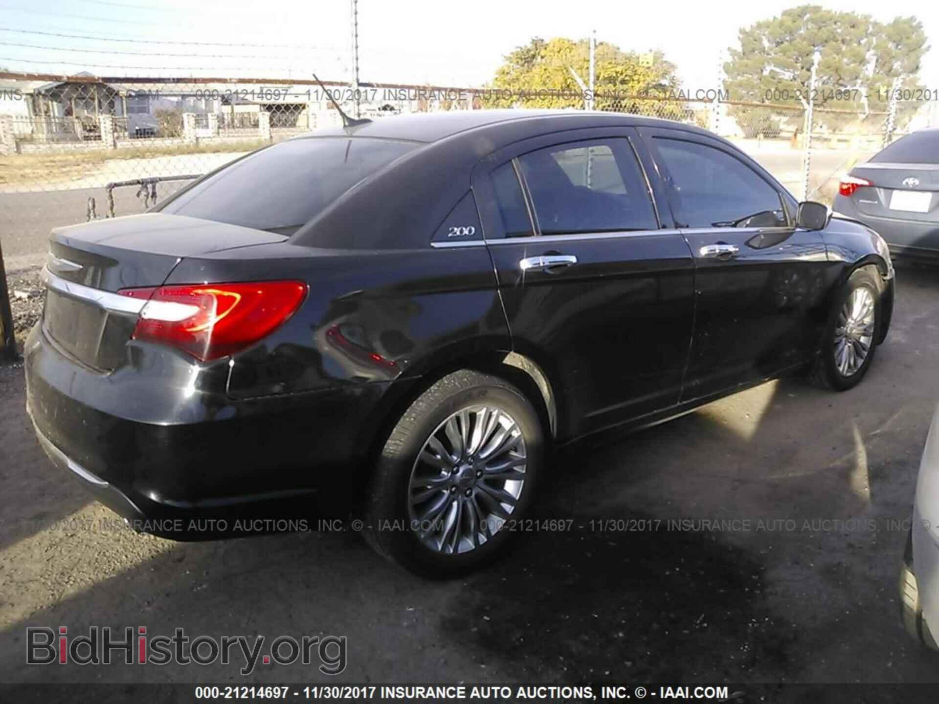 2012 Chrysler 200 - VIN: 1C3CCBCB6CN271069 - Фото 4