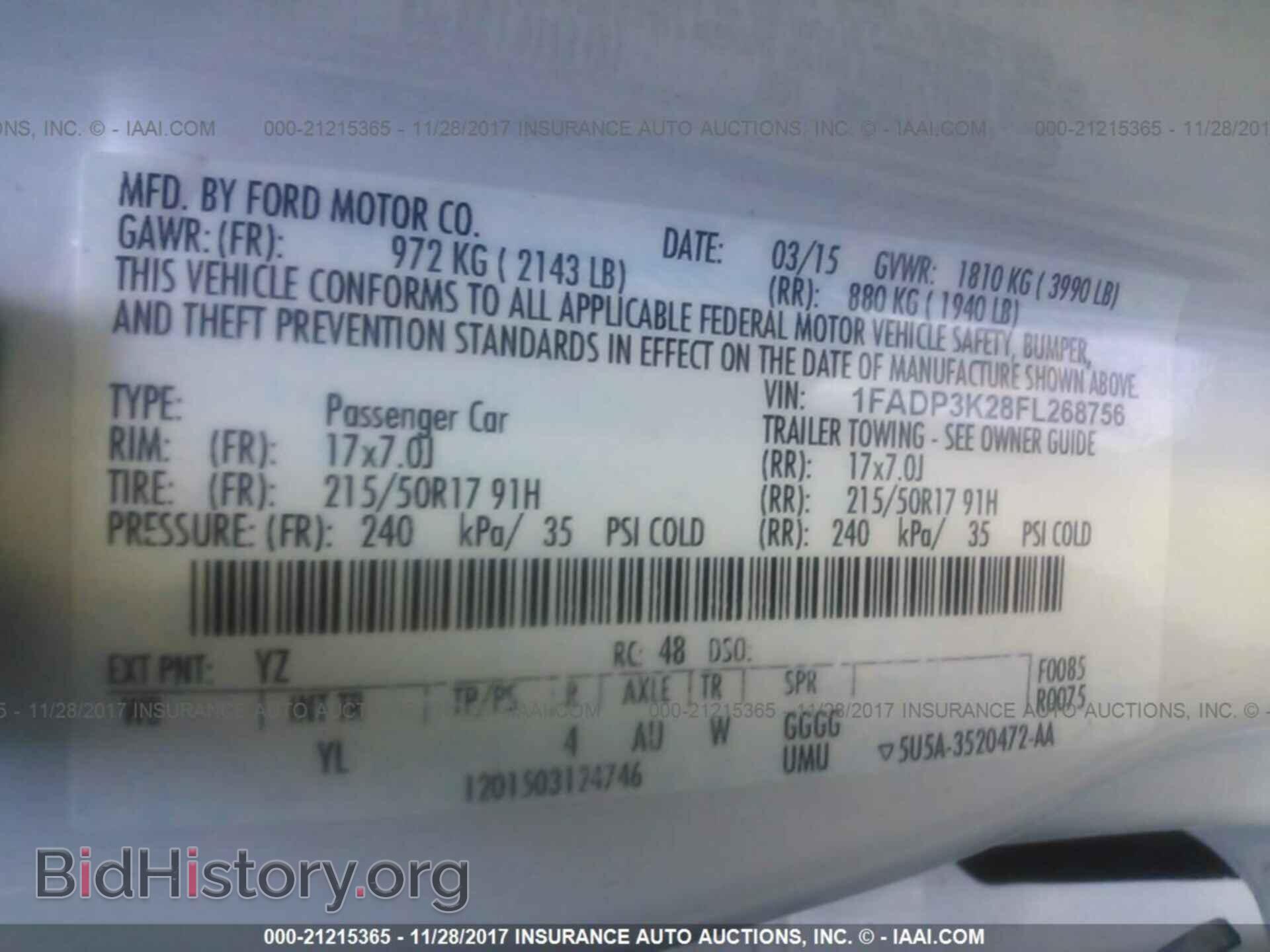 2015 Ford Focus - VIN: 1FADP3K28FL268756 - Photo 9