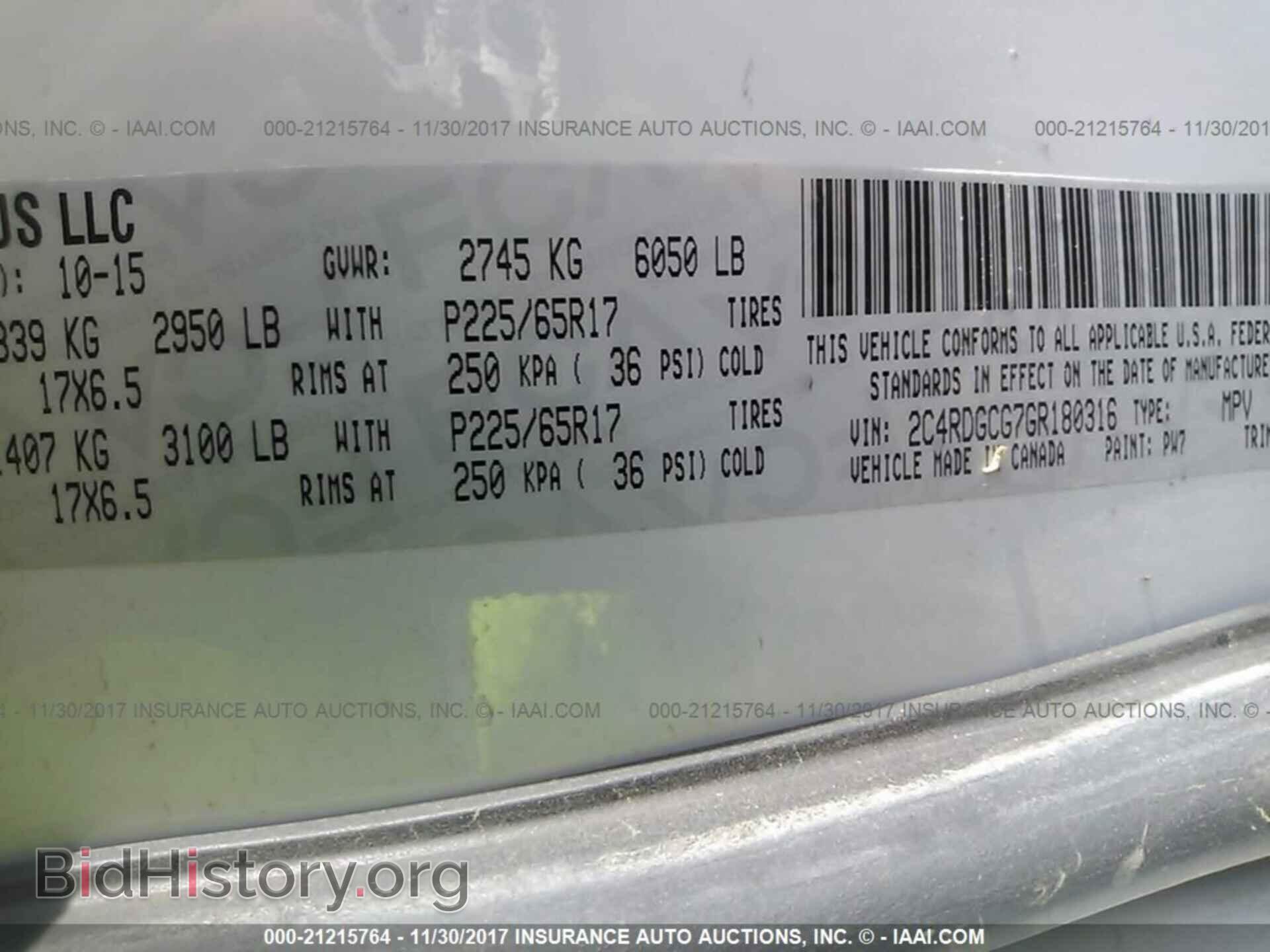 2016 Dodge Grand caravan - VIN: 2C4RDGCG7GR180316 - Фото 9